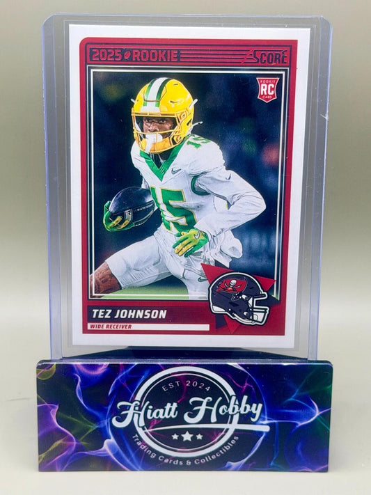 2025 Panini Score - #34 Tez Johnson (RC)