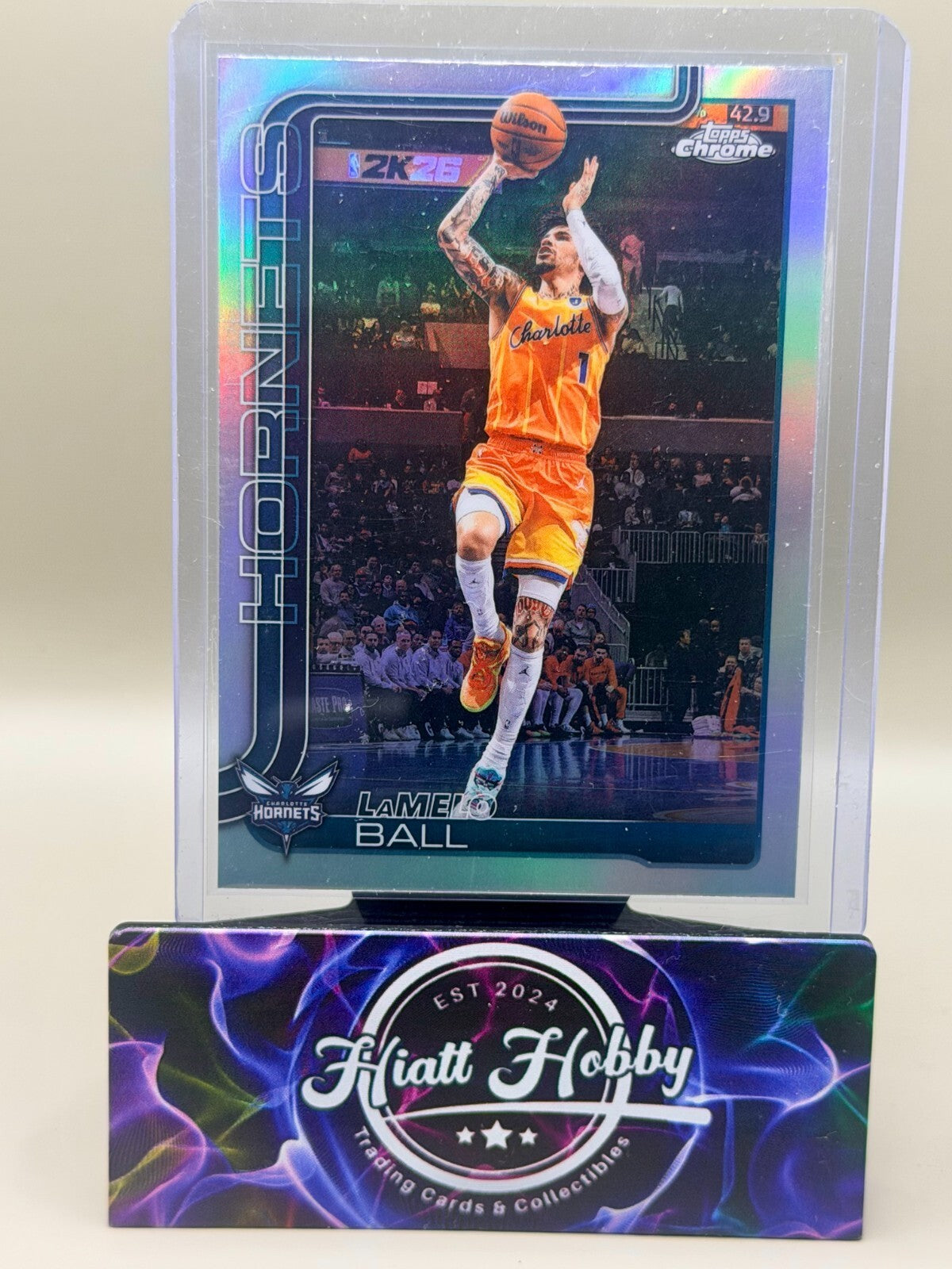2025-26 Topps Chrome Update - #50 LaMelo Ball - Refractor