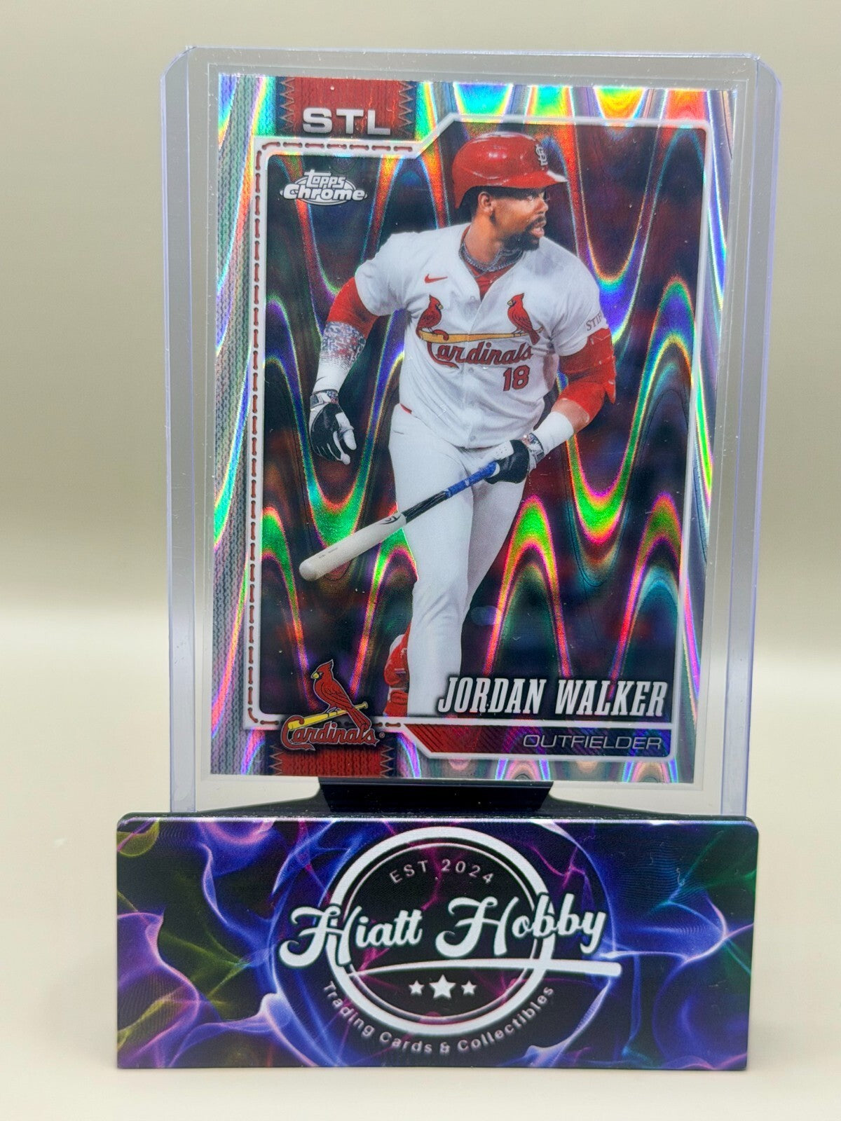 2026 Topps Chrome - #221 Jordan Walker - Raywave Refractor