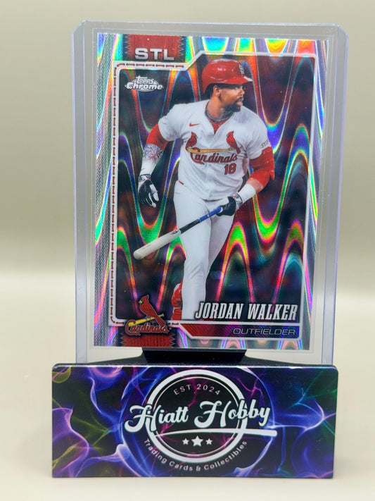 2026 Topps Chrome - #221 Jordan Walker - Raywave Refractor
