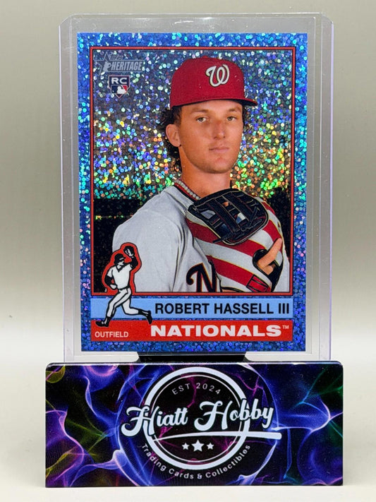 2025 Topps Heritage High Number - Robert Hassell III #517 - Light Blue Spar (RC)