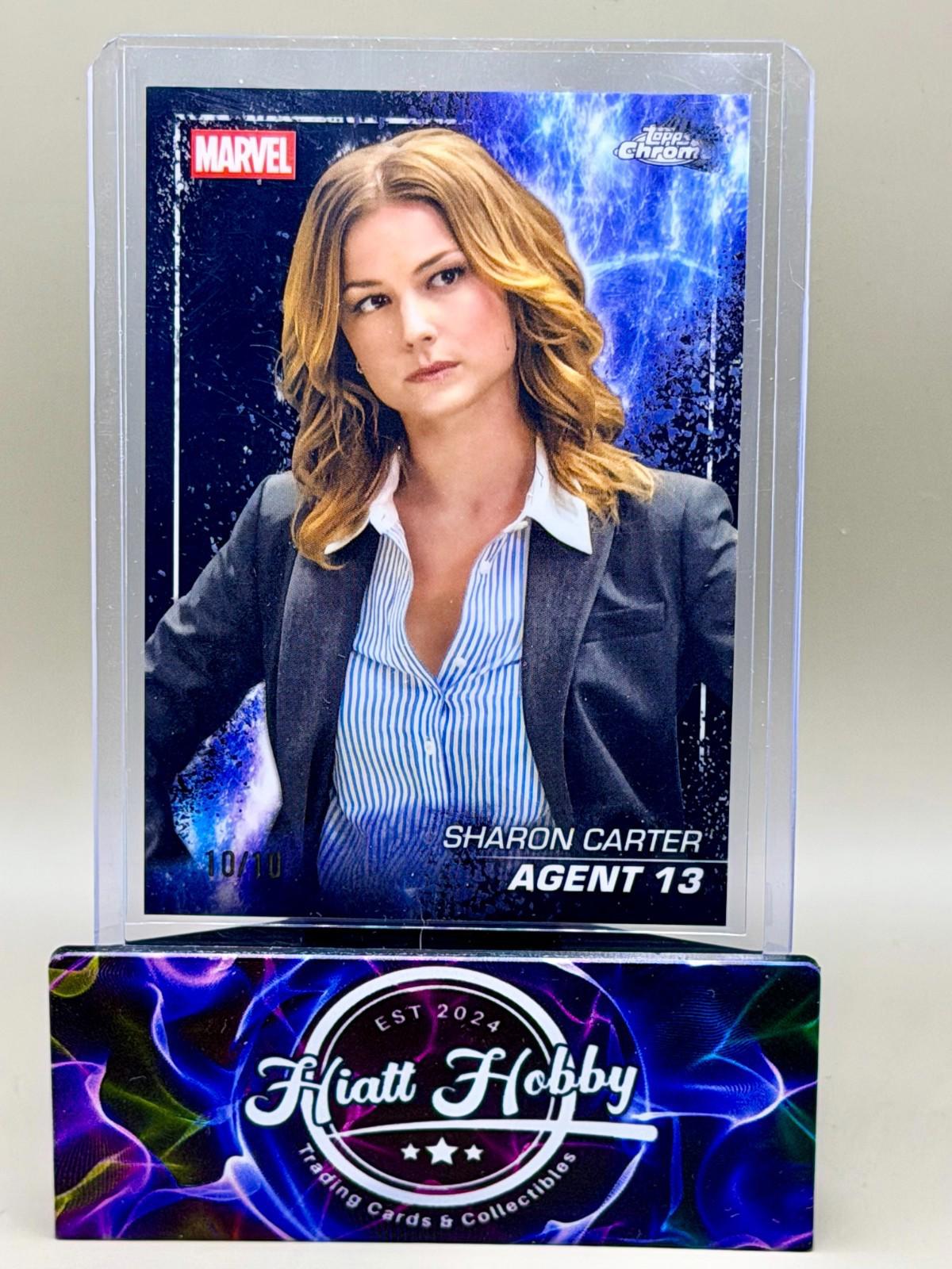 2025 Topps Chrome Marvel Studios Agent 13 Snap Variation Black 10/10