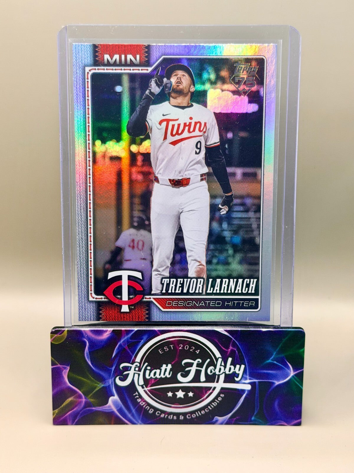 2026 Topps Series 1 - #68 Trevor Larnach - Rainbow Foil