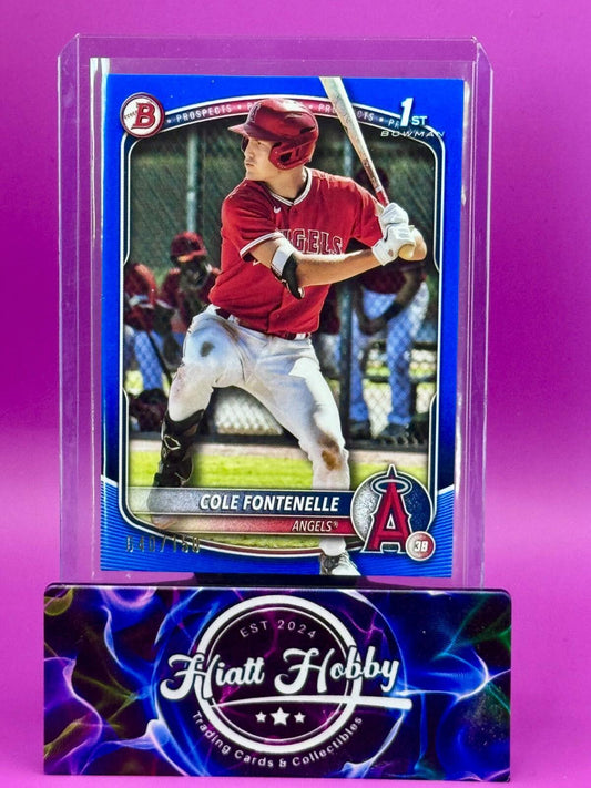 2025 Bowman - Cole Fontenelle #BP-32 - Blue Border /150