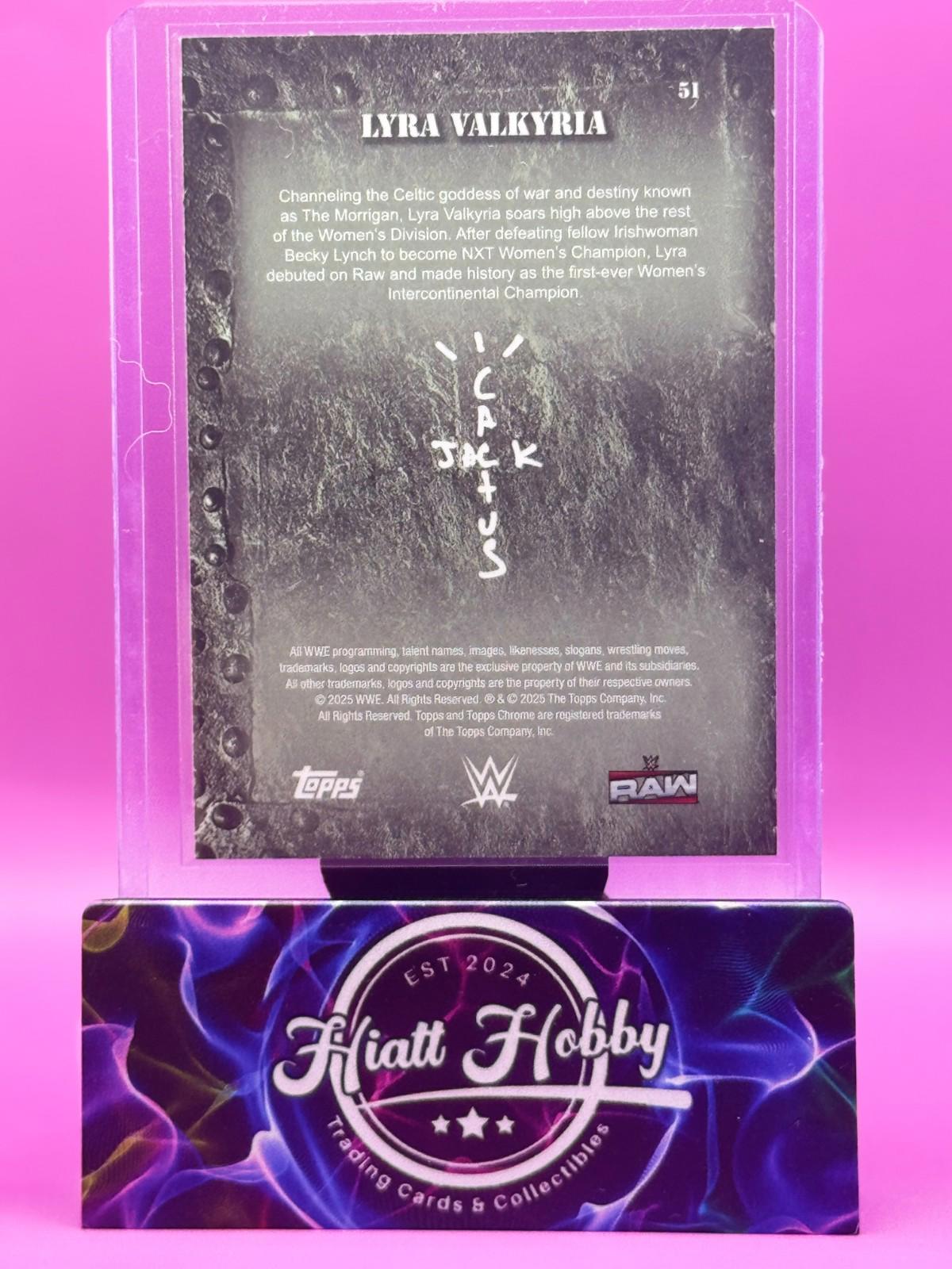 2025 Topps Chrome Cactus Jack WWE - Lyra Valkyria #51