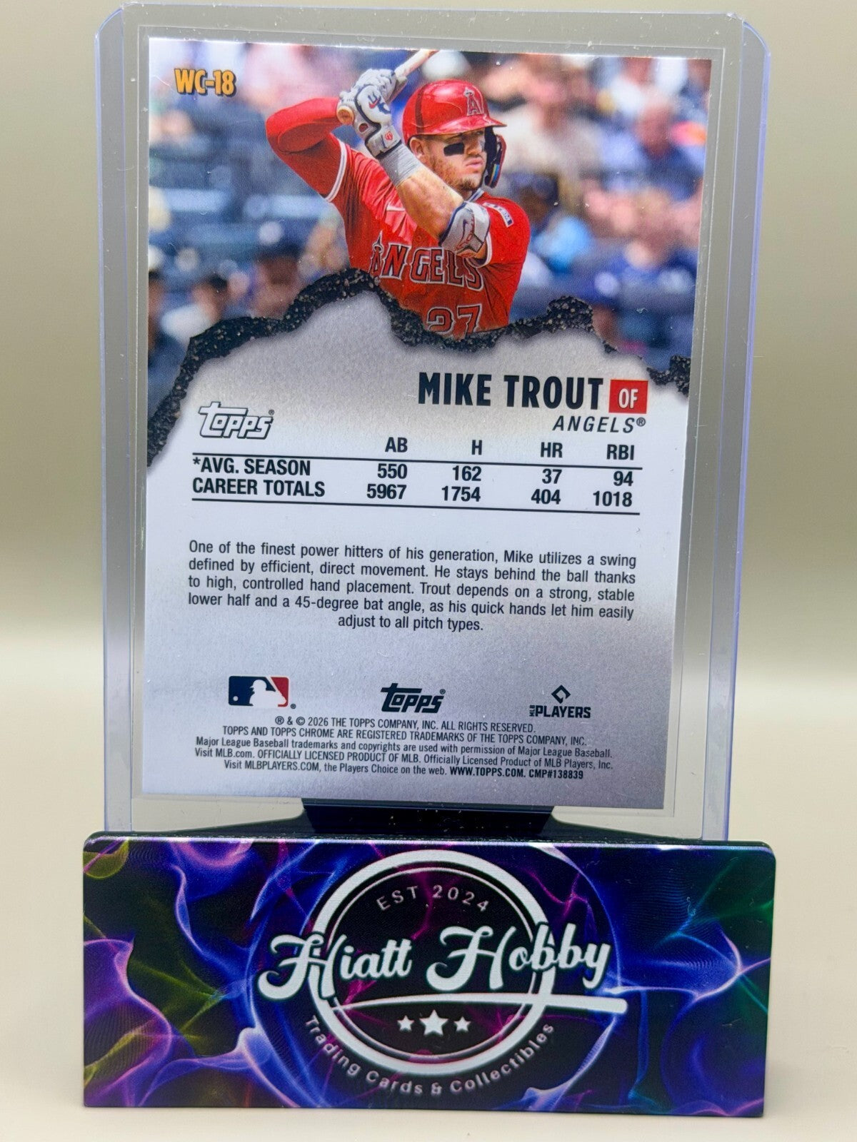 2026 Topps Chrome - #WC-18 Mike Trout - Wrecking Crew