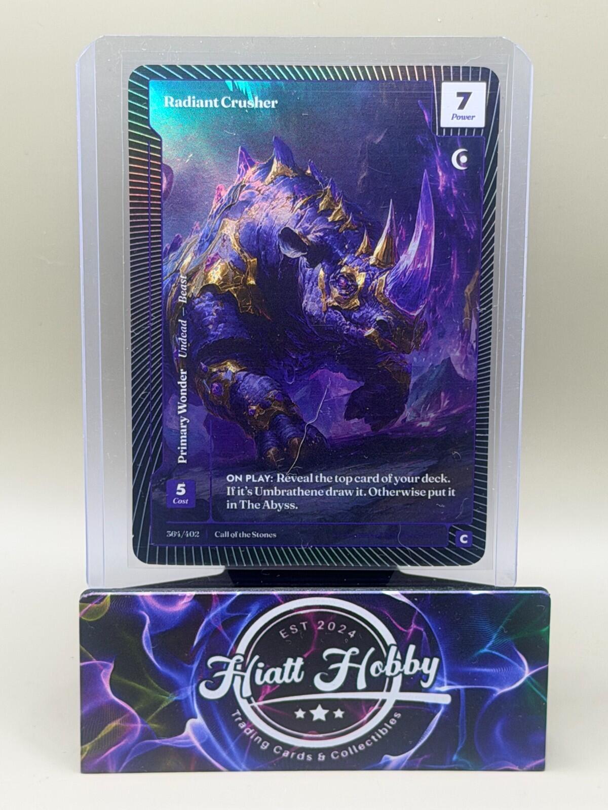 2025 Wonders of the First - #364/402 Radiant Crusher (C) - Classic Foil