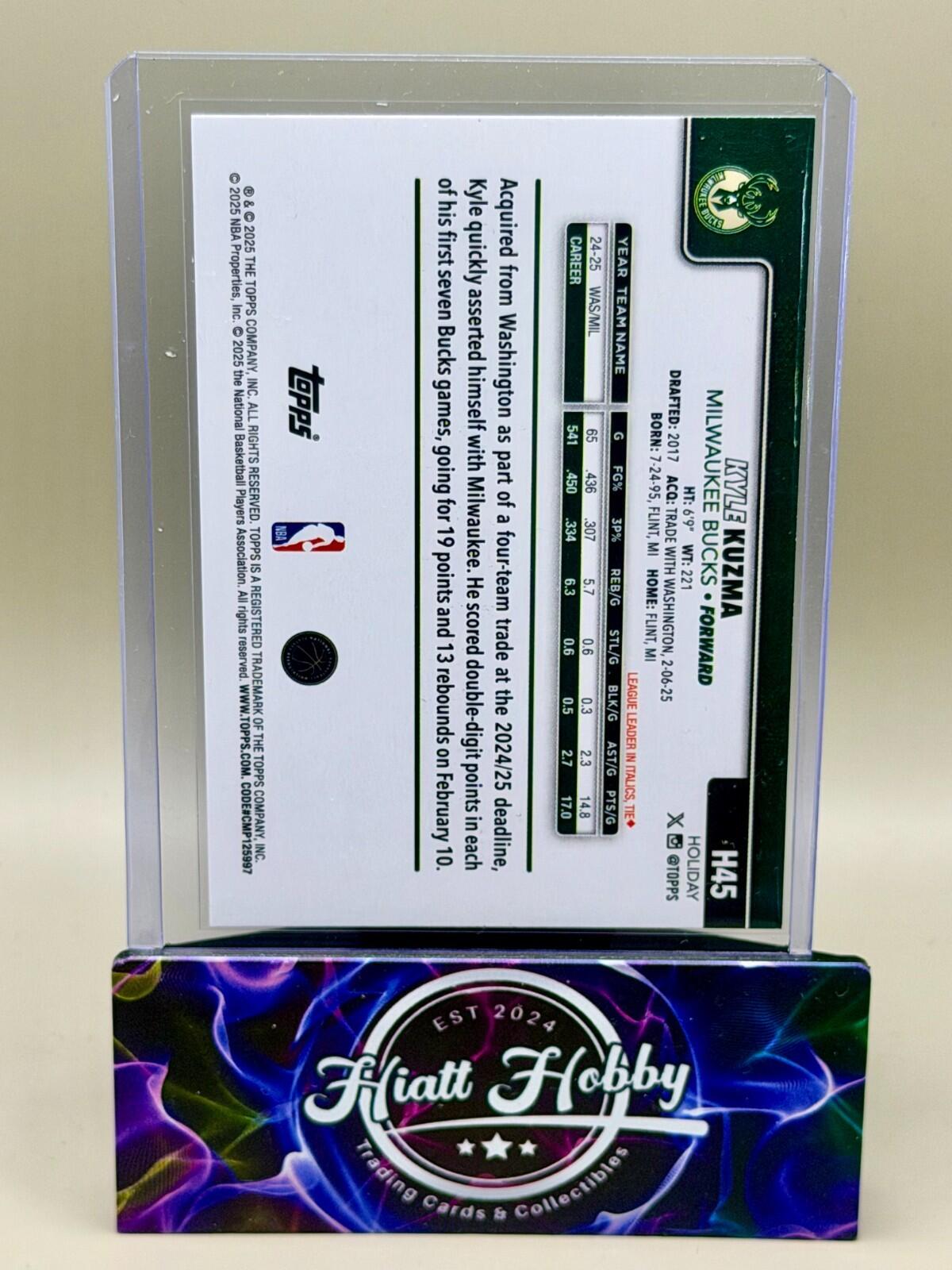 2025-26 Topps Holiday Basketball Plaid Parallels - Complete your set.
