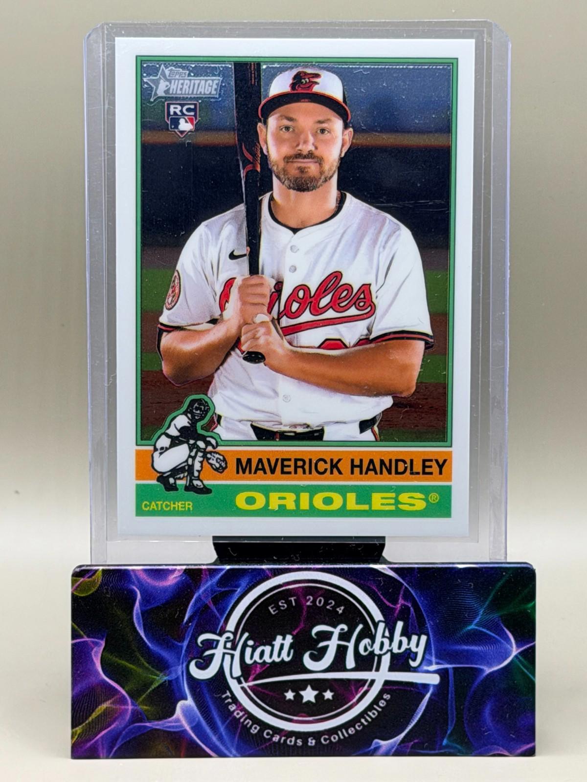 2025 Topps Heritage High Number - Maverick Handley #582 - Chrome (RC)