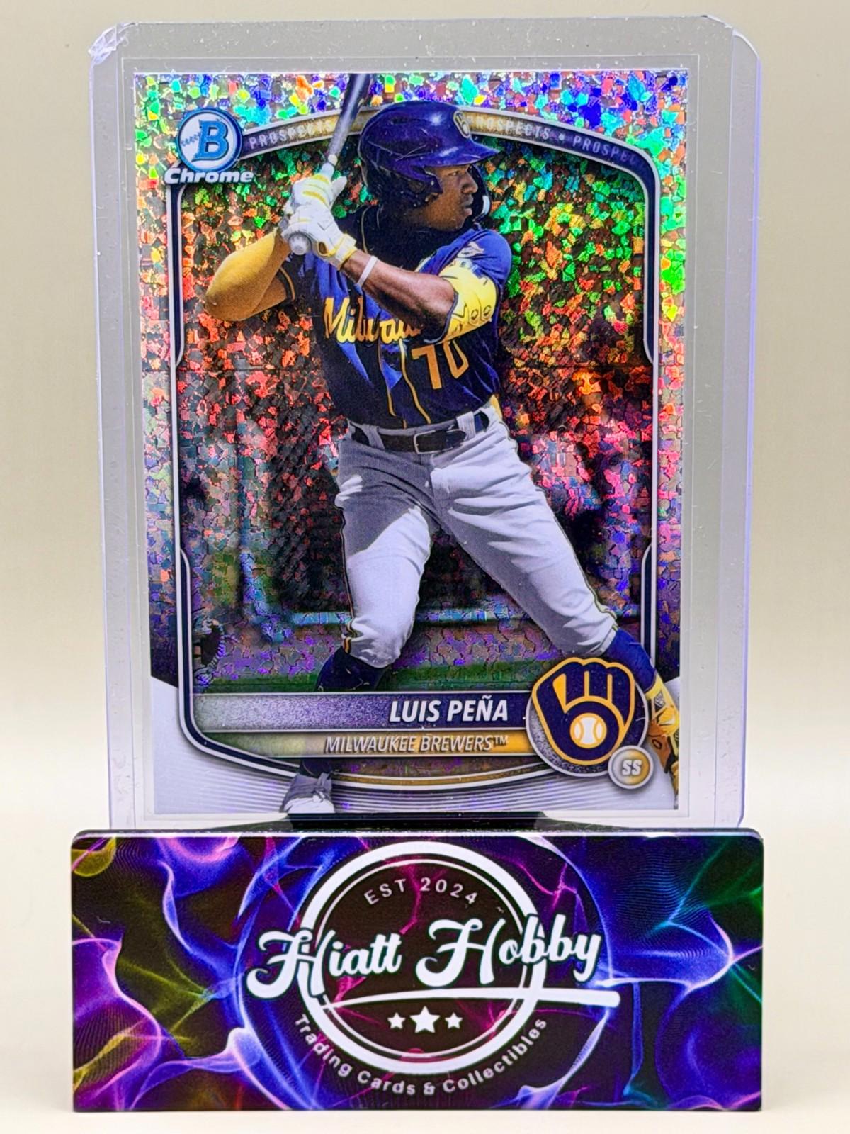 2025 Bowman Chrome - Luis Pena #BCP-239 Mini Diamond Refreactor (RC)