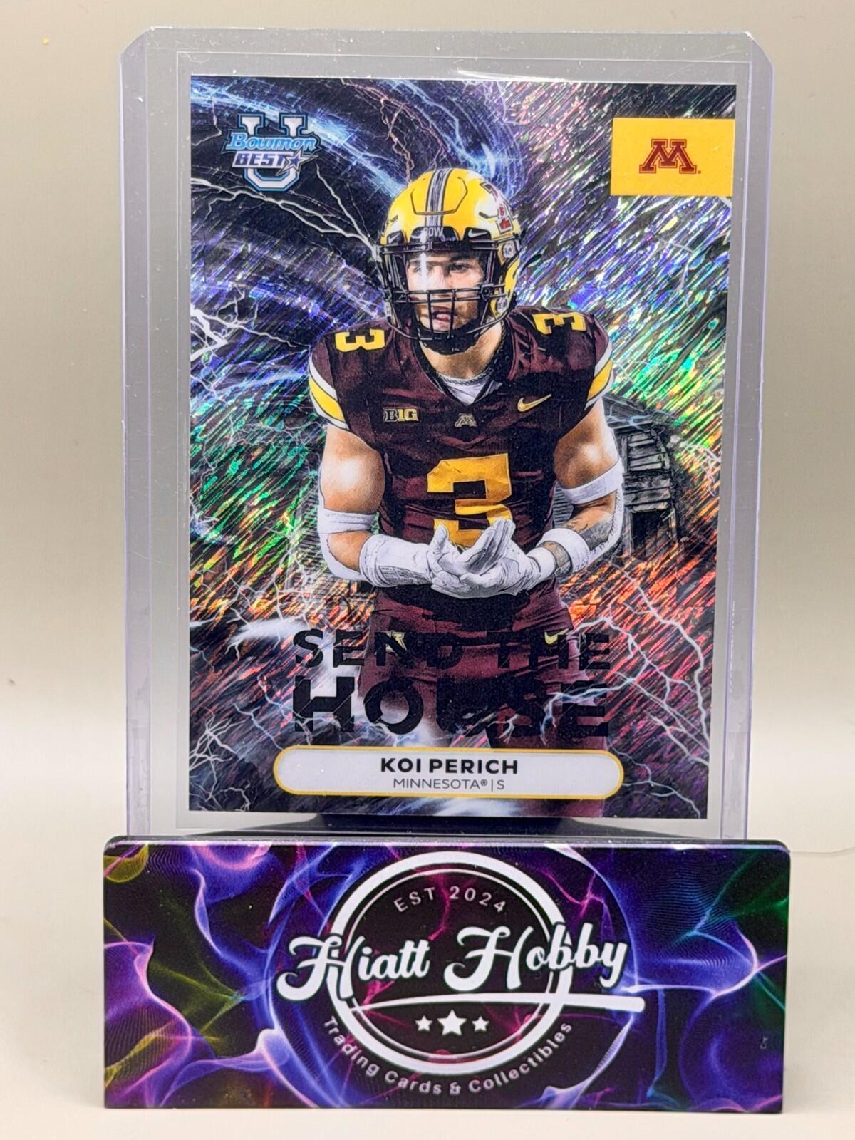 2025 Bowman's Best U - #SH-8 Koi Perich - Send The House - Shimmer