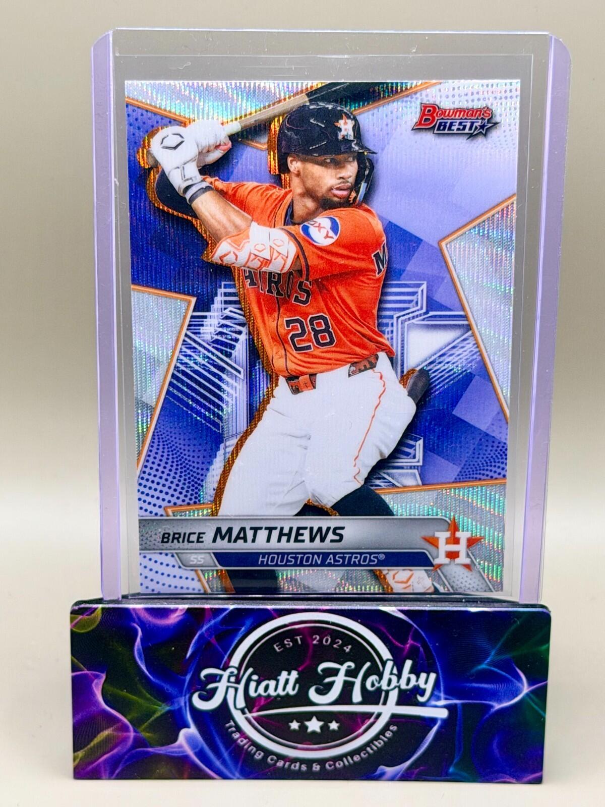 2025 Bowman's Best - #TP-18 Brice Matthews - Wave Refractor (RC)