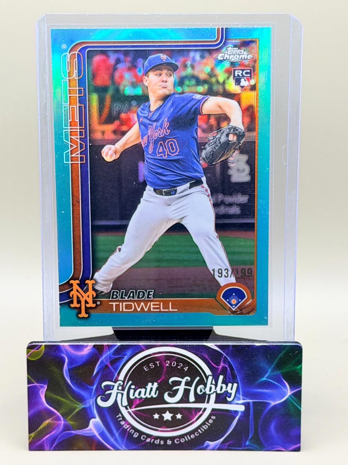 2025 Topps Chrome Update - Blade Tidwell #USC14 - Aqua /199 (RC)