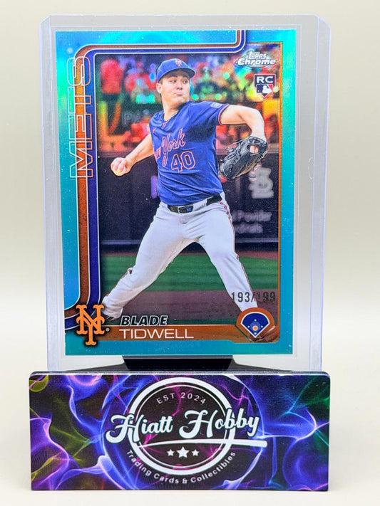 2025 Topps Chrome Update - Blade Tidwell #USC14 - Aqua /199 (RC)