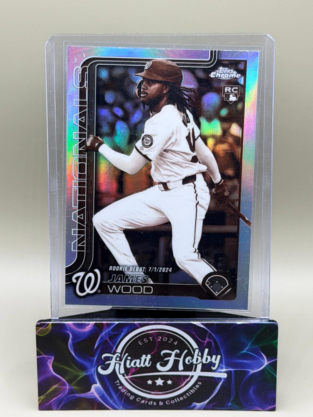 2025 Topps Chrome Update - James Wood #USC95 - Sepia Refractor (RC)
