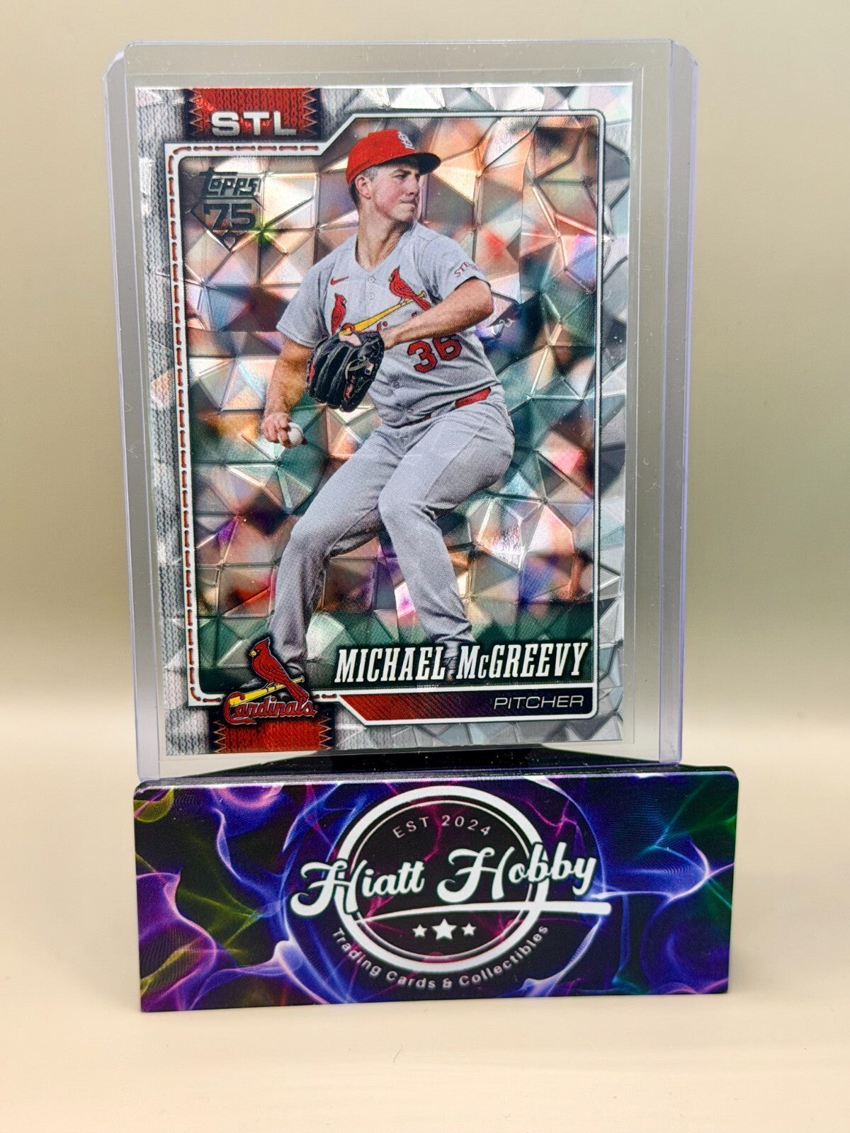 2026 Topps Series 1 - #161 Michael McGreevy - Diamante Foil
