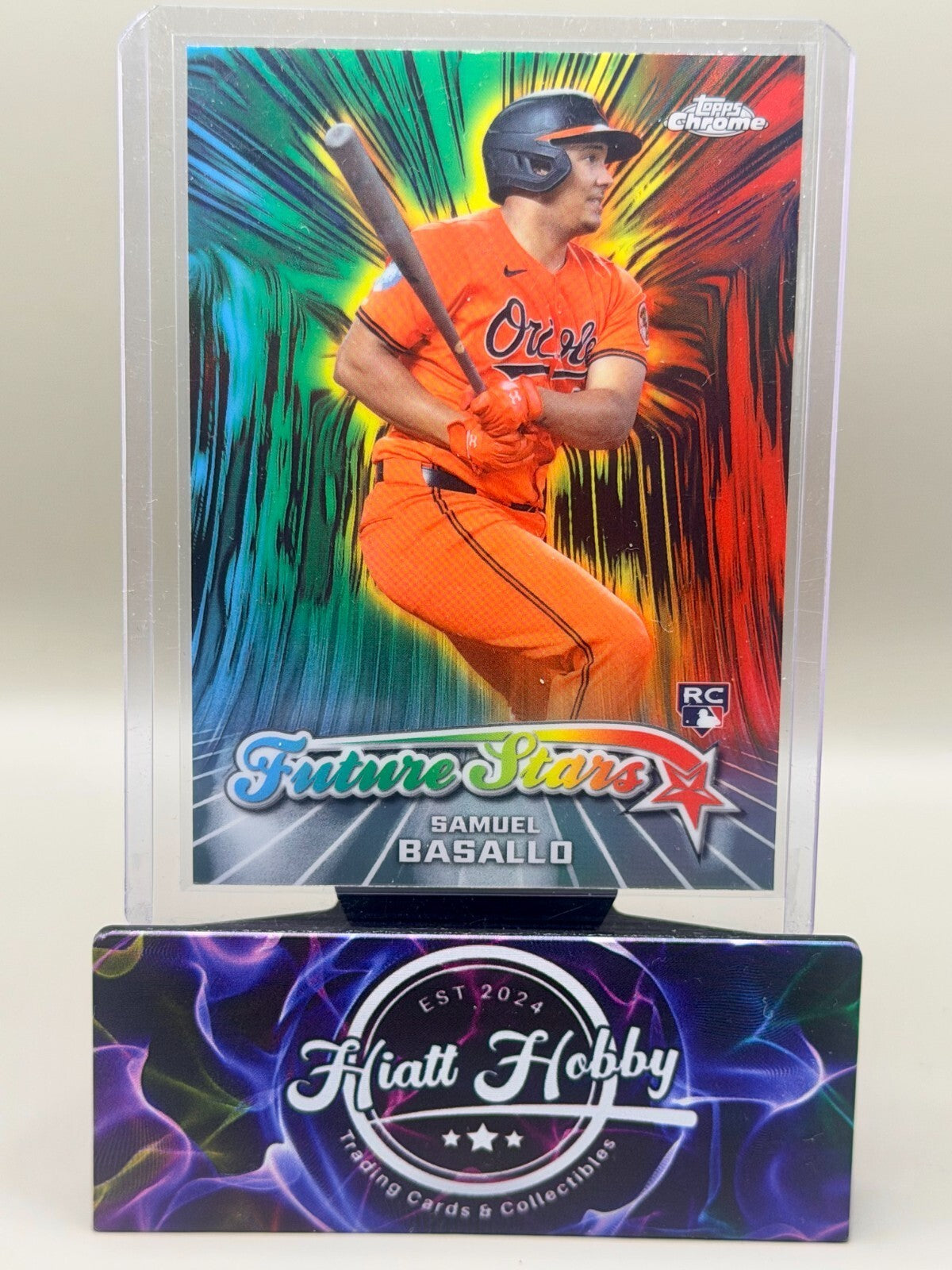 2026 Topps Chrome - #FS-4 Samuel Basallo - Future Stars (RC)
