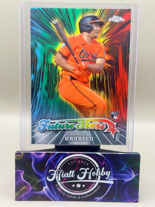 2026 Topps Chrome - #FS-4 Samuel Basallo - Future Stars (RC)