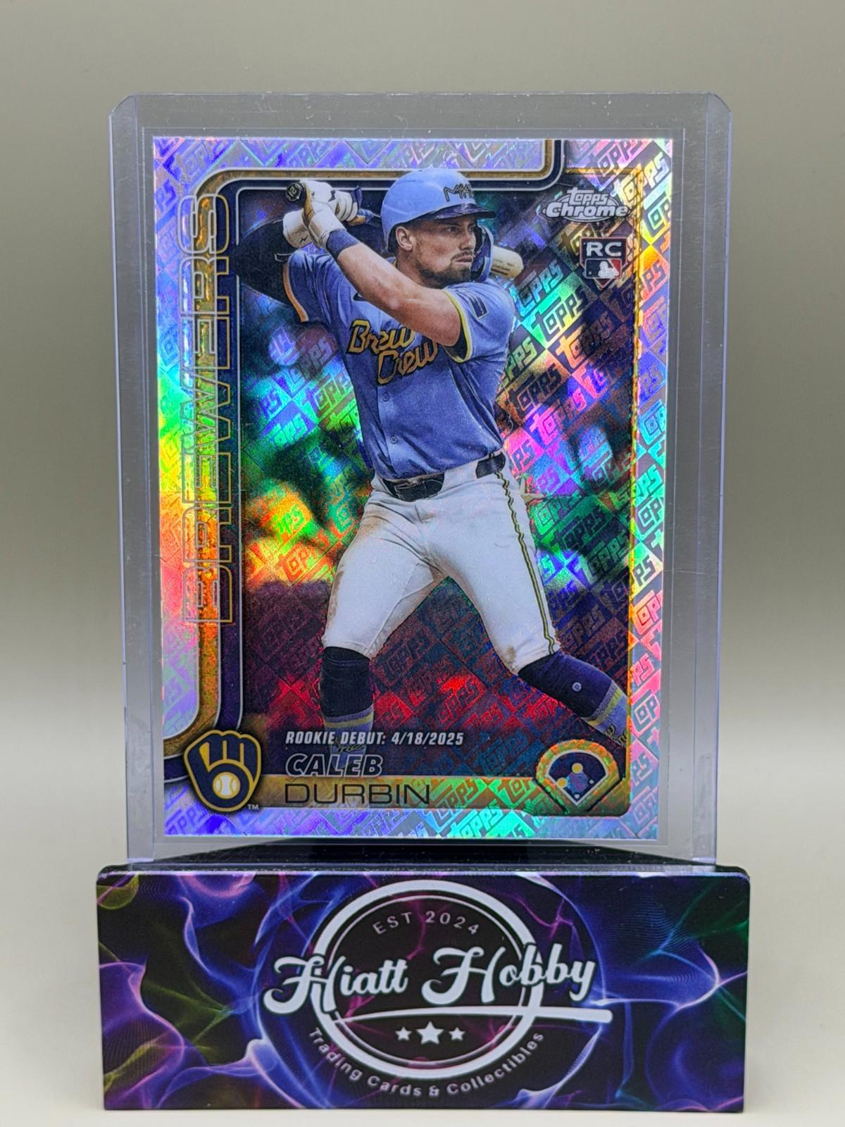 2025 Topps Chrome Update - Caleb Durbin #USC112 - Fanatics Logo Refractor (RC)