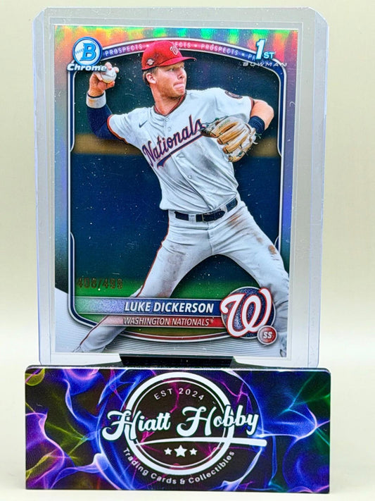 2025 Bowman Chrome - Luke Dickerson #BCP-218 - Refractor /499 (RC)