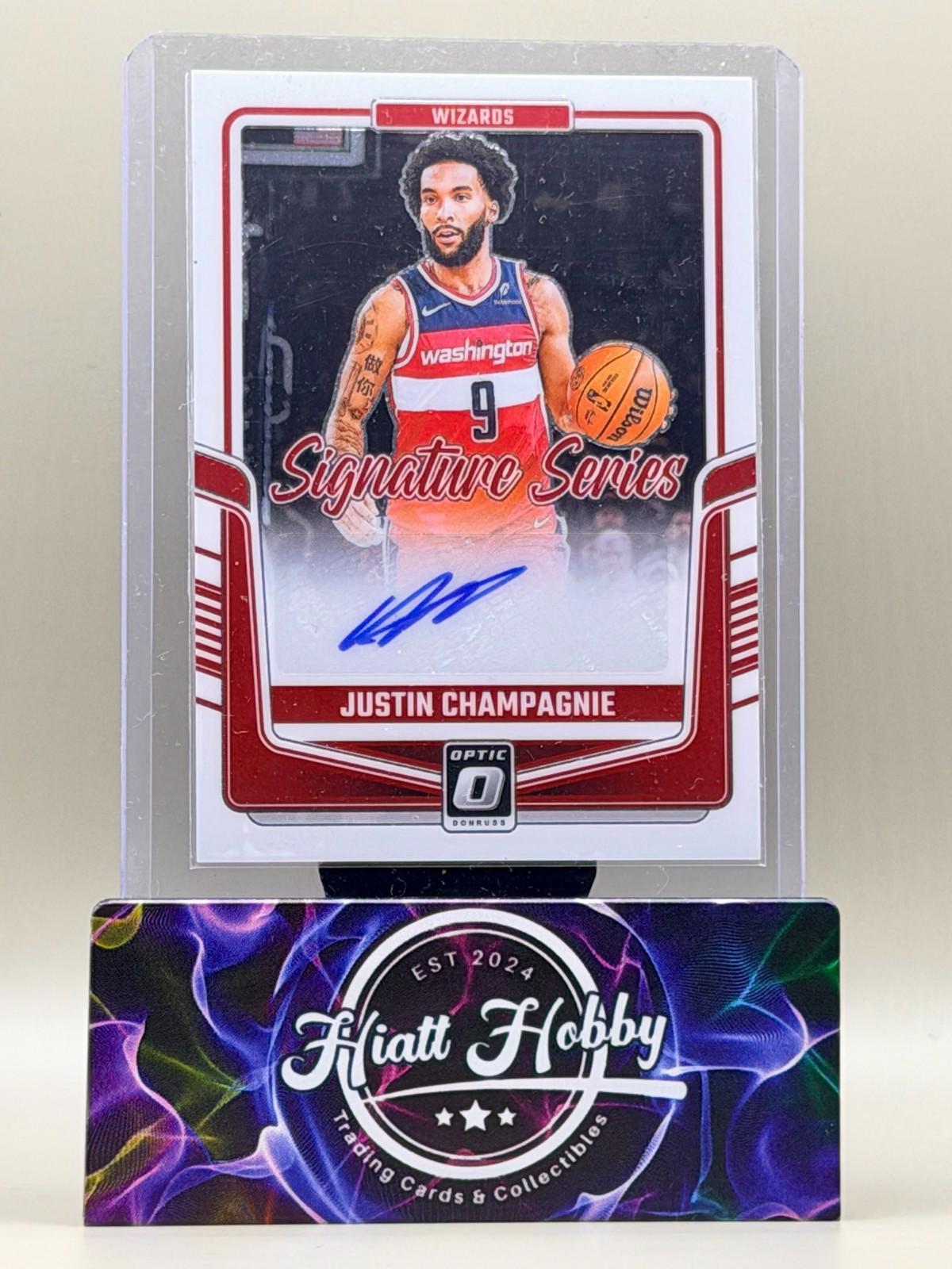 2024-25 Panini Donruss Optic - Justin Champagnie #SS-JUS - Auto