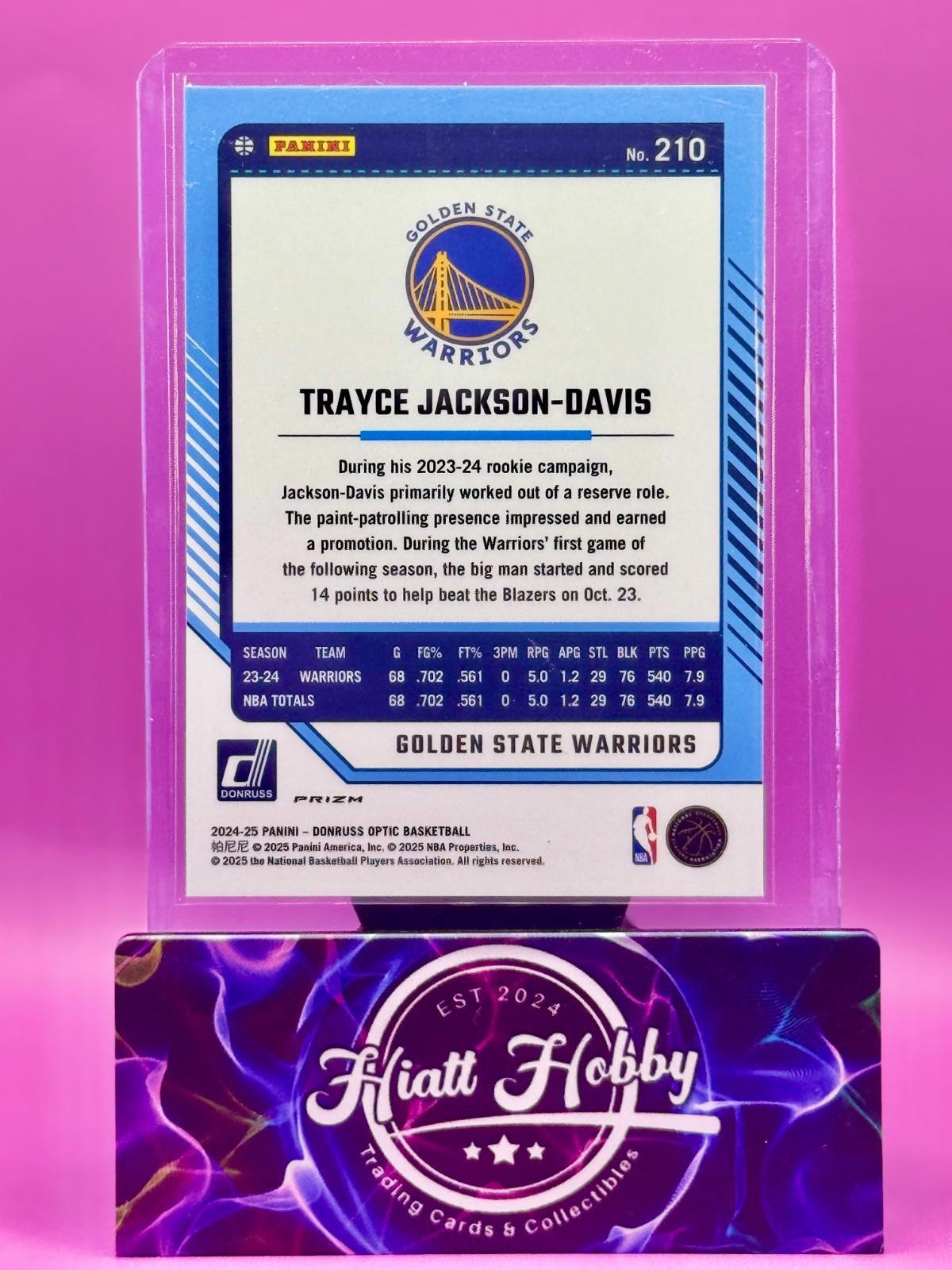 2024-25 Panini Donruss Optic - Trayce Jackson-Davis - Holo Silver Prizm