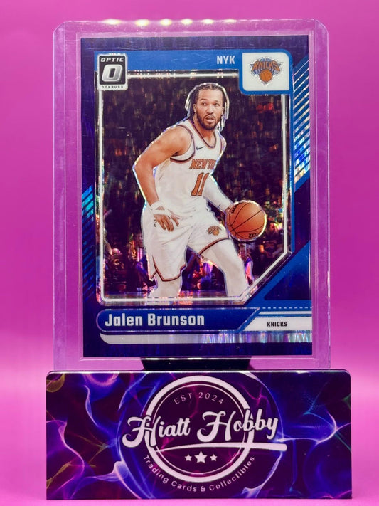2024-25 Panini Donruss Optic - Jalen Brunson #78 - Purple Shock Prizm