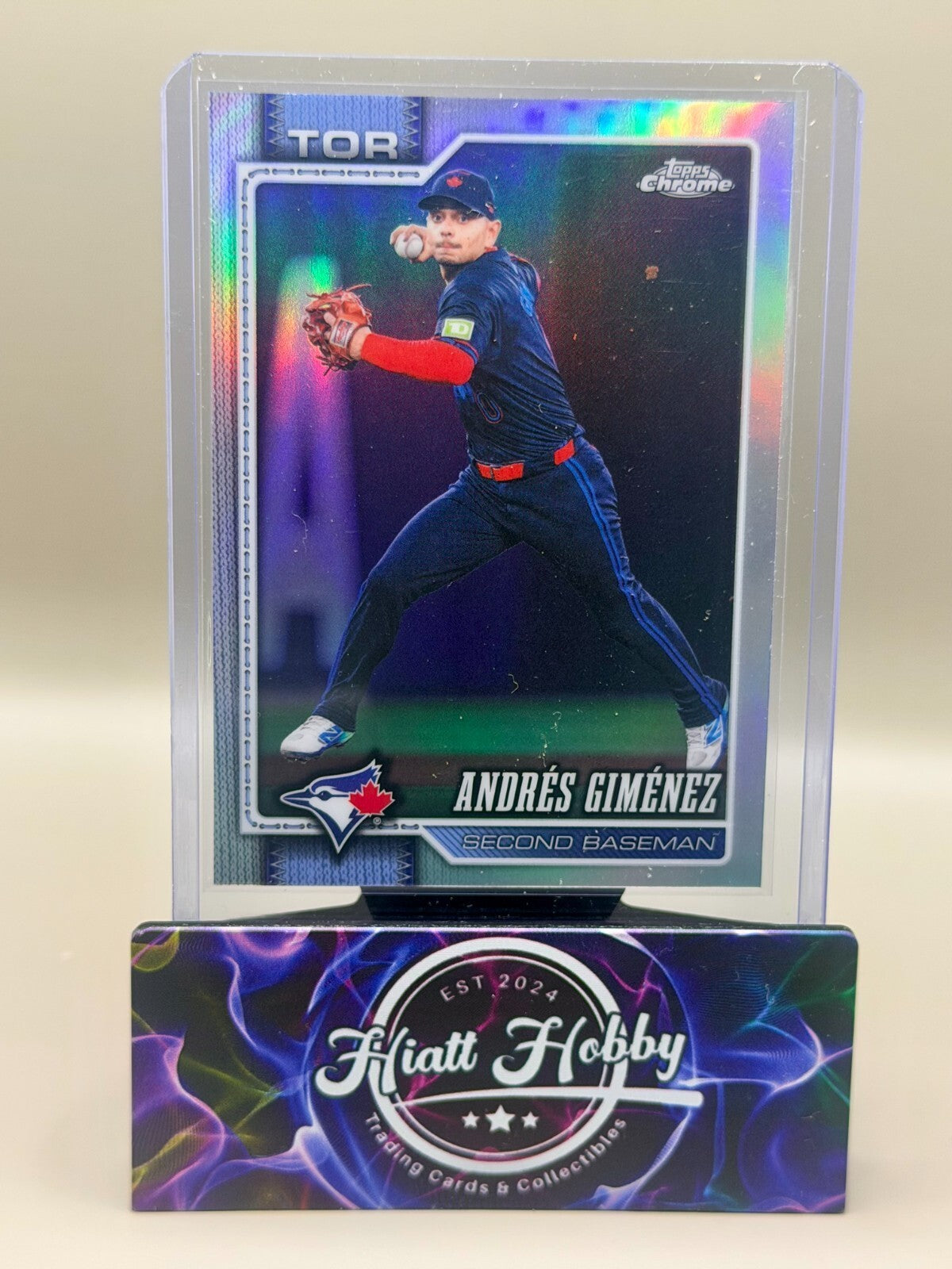 2026 Topps Chrome - #286 Andres Gimenez - Refractor