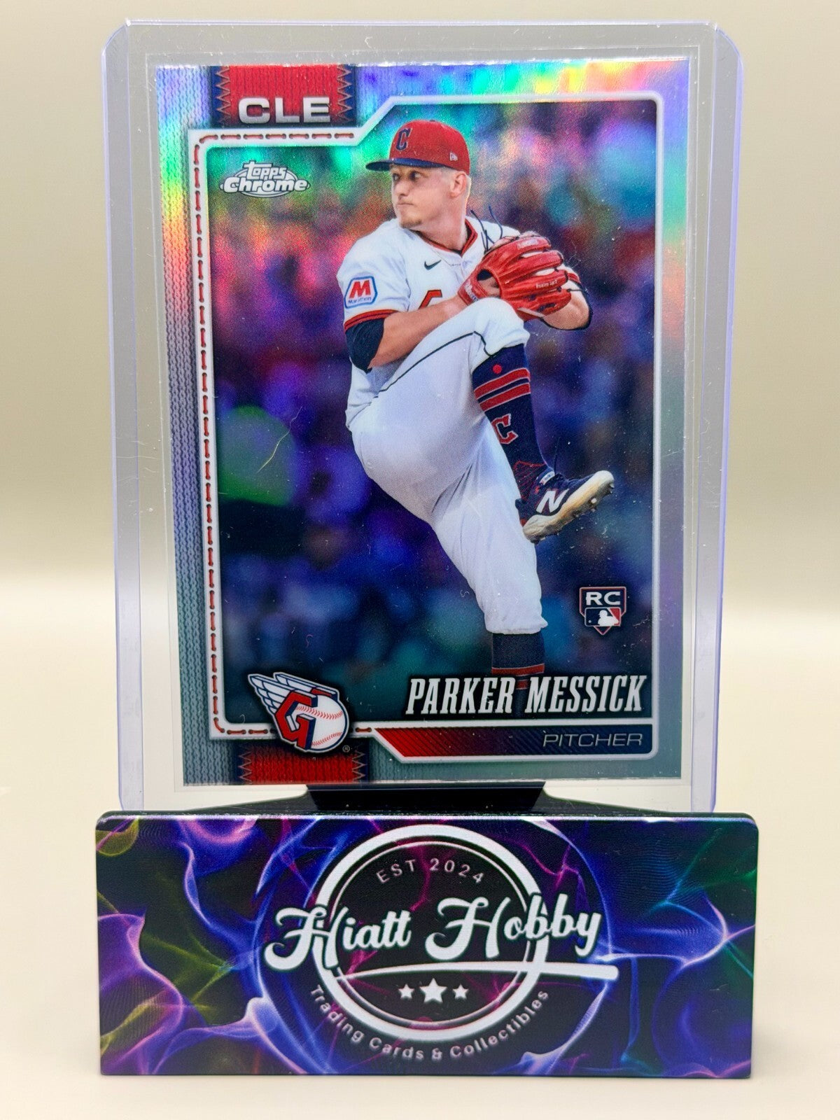 2026 Topps Chrome - #184 Parker Messick - Refractor (RC)