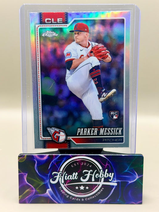 2026 Topps Chrome - #184 Parker Messick - Refractor (RC)