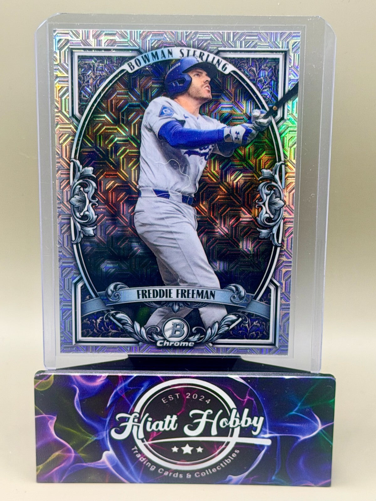 2026 Bowman Chrome Baseball - #BST-2 Freddie Freeman - Bowman Sterling Mojo