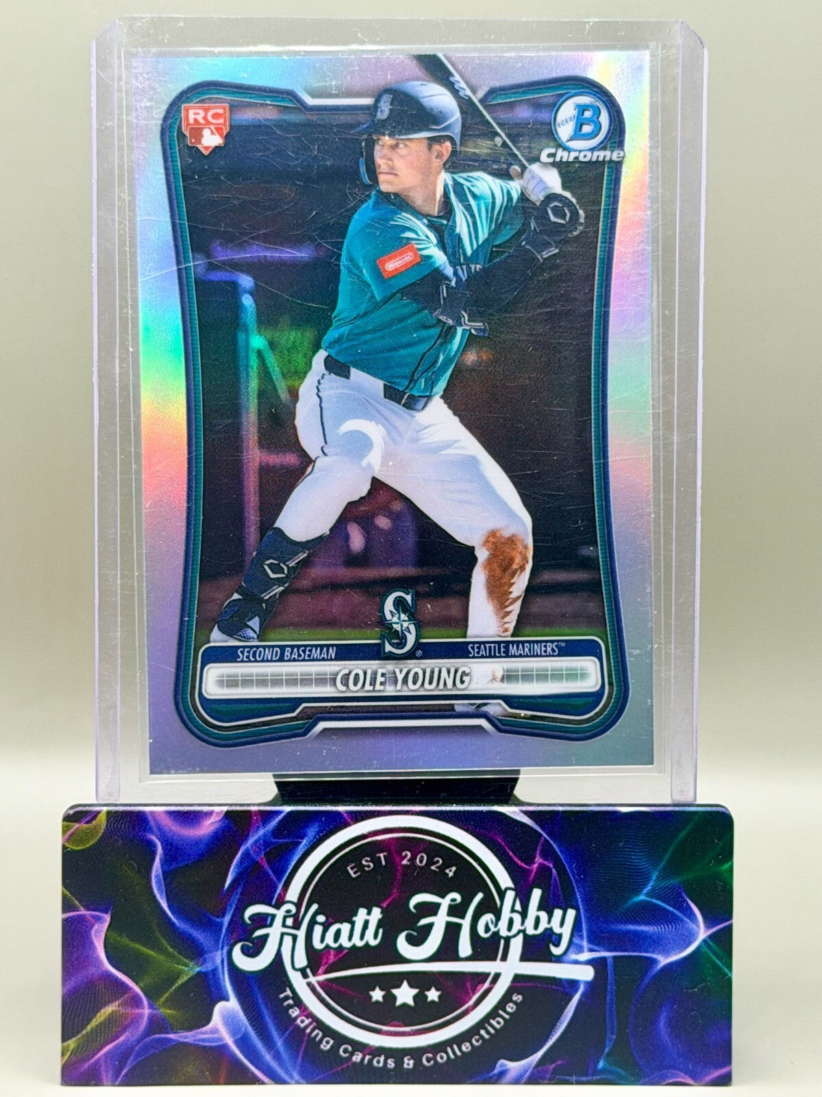 2026 Bowman Chrome - #25 Cole Young - Red Rookie Redemption (RC, SP)