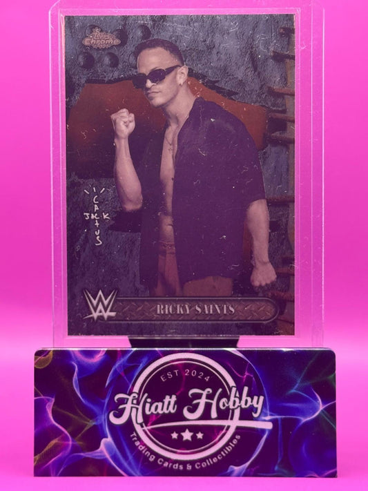 2025 Topps Chrome Cactus Jack WWE - Ricky Saints #24