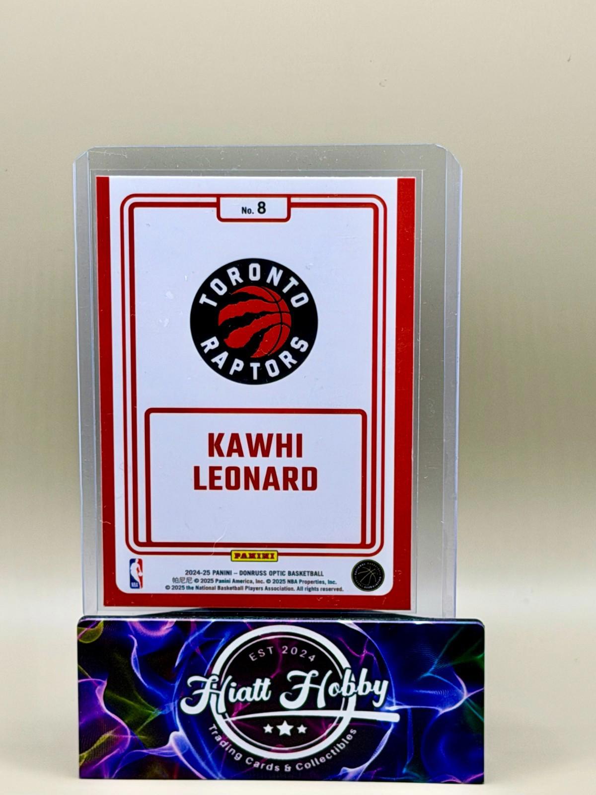 2024-25 Panini Donruss Optic Basketball - Kawhi Leonard #8 - Winner Stays