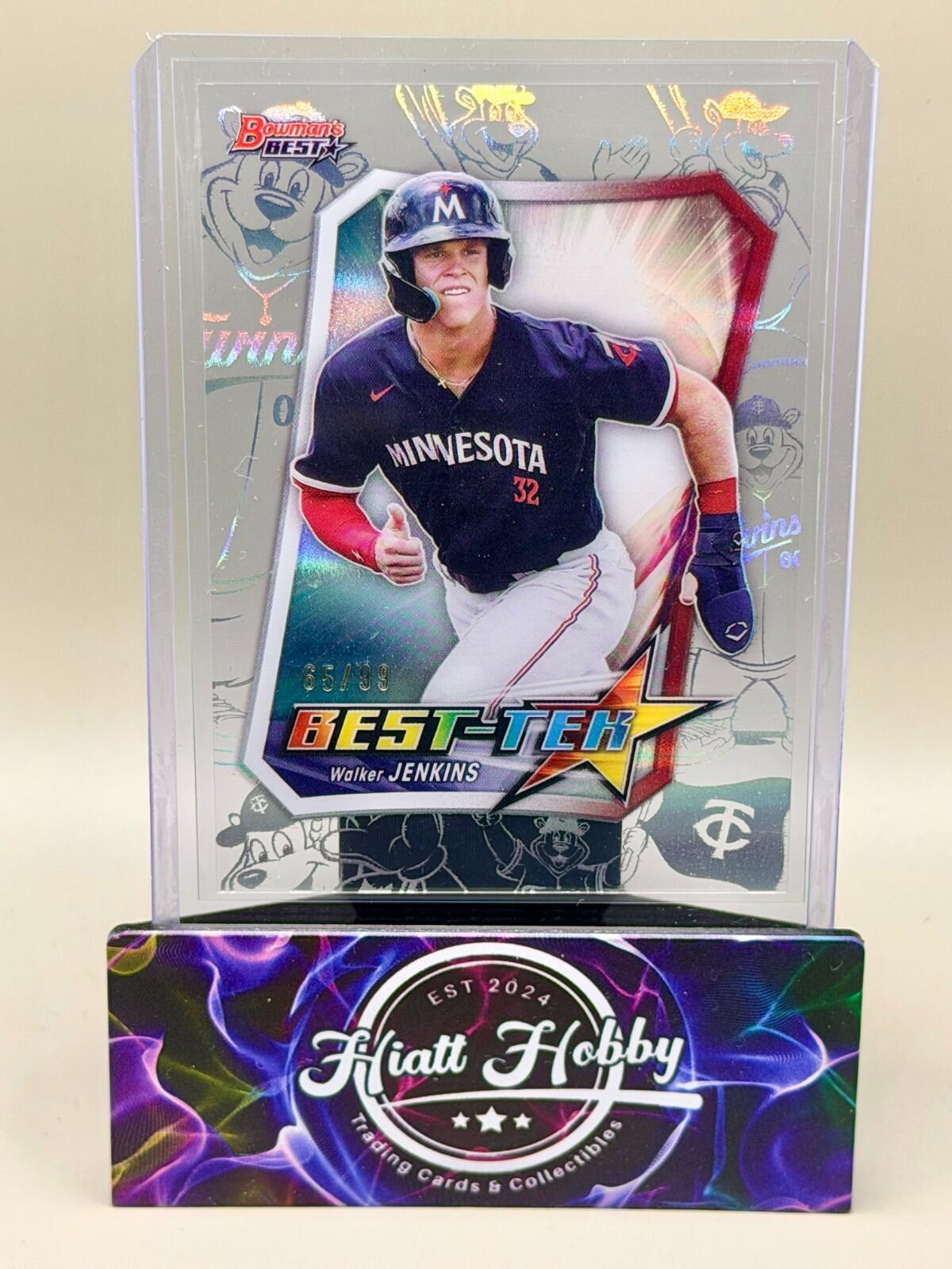 2025 Bowman's Best - #BT-15 Walker Jenkins - Best Tek /99 (RC)