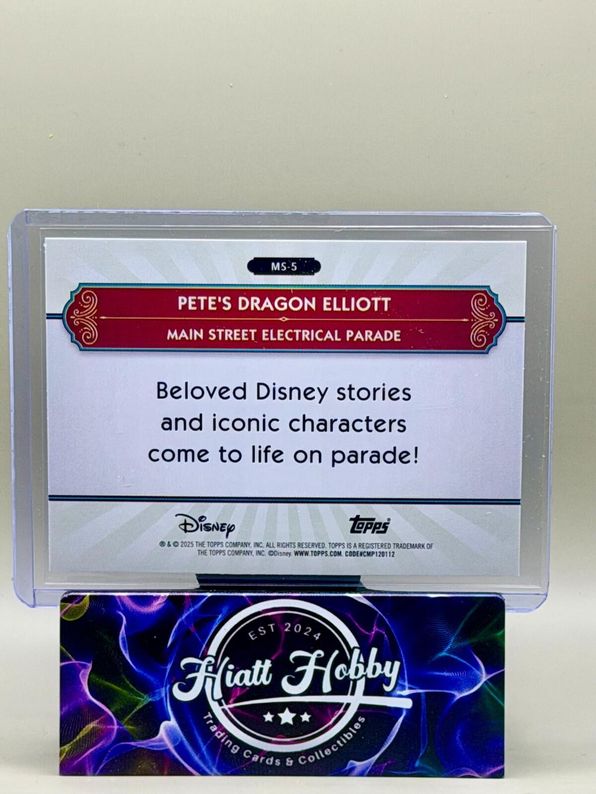 2025 Topps Disneyland 70th - #MS-5 - Pete's Dragon Elliot