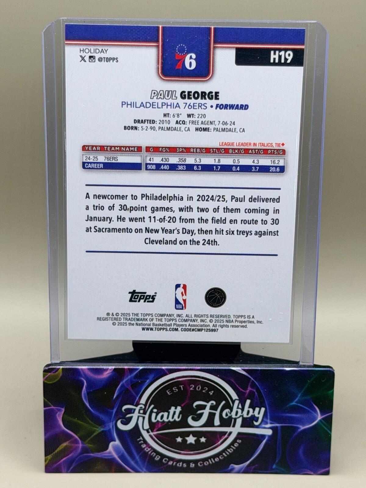 2025-26 Topps Holiday Basketball Plaid Parallels - Complete your set.