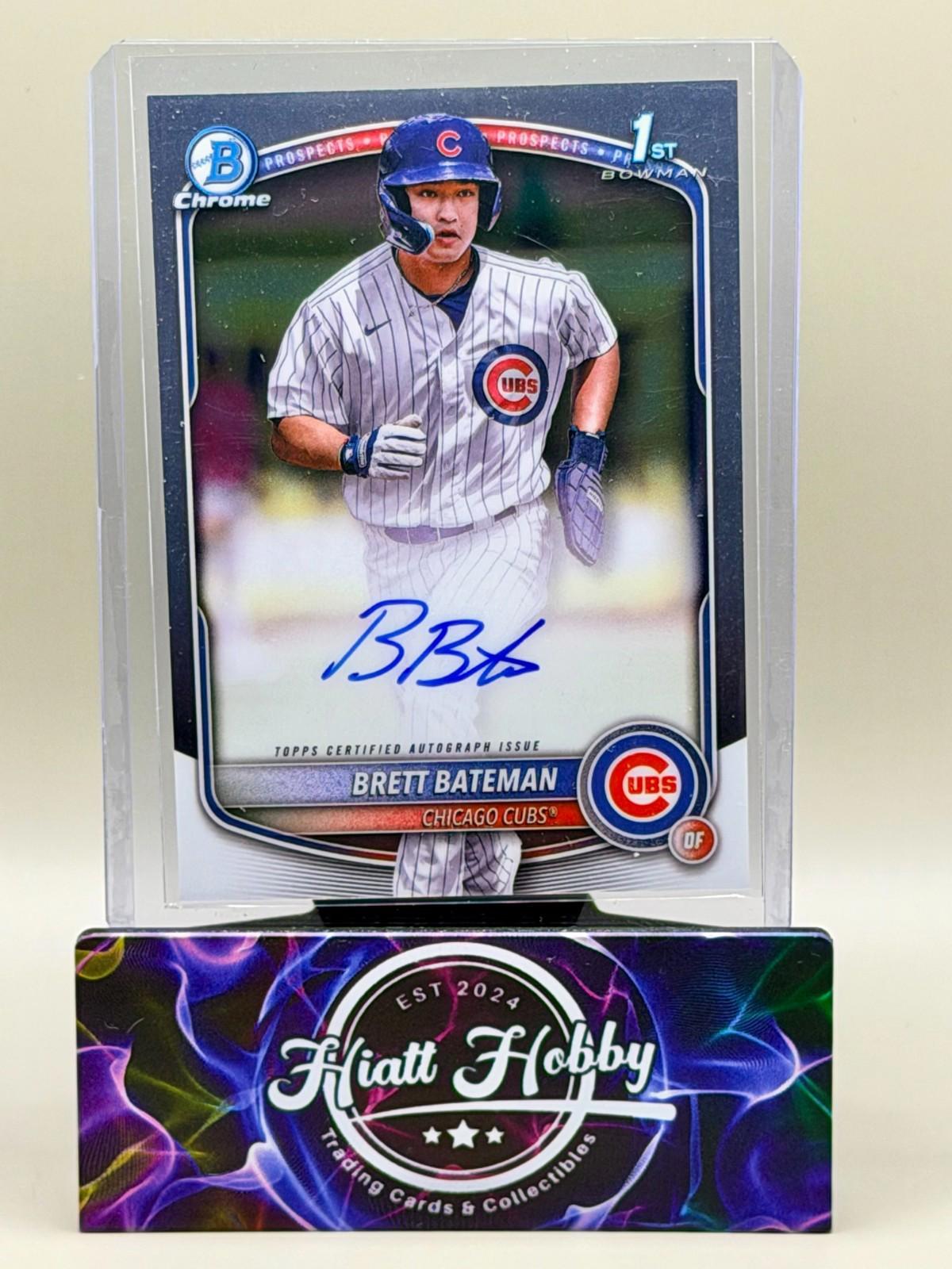 2025 Bowman Chrome - Brett Bateman #CPA-BBA - Chrome Auto (RC, AU)