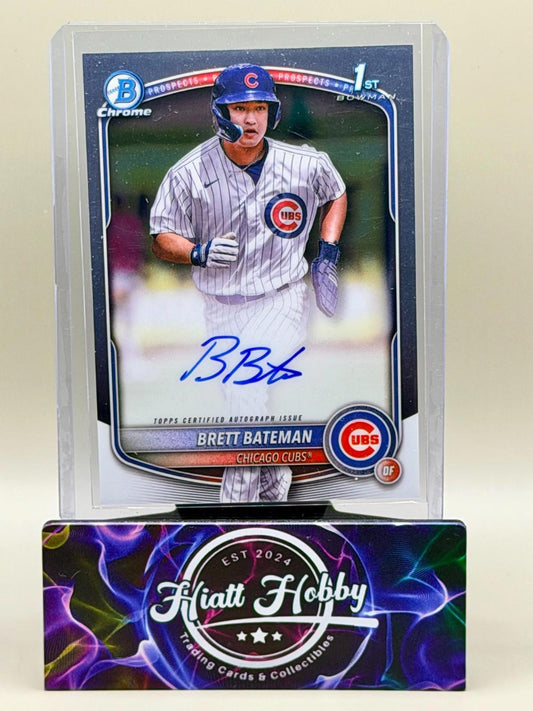 2025 Bowman Chrome - Brett Bateman #CPA-BBA - Chrome Auto (RC, AU)