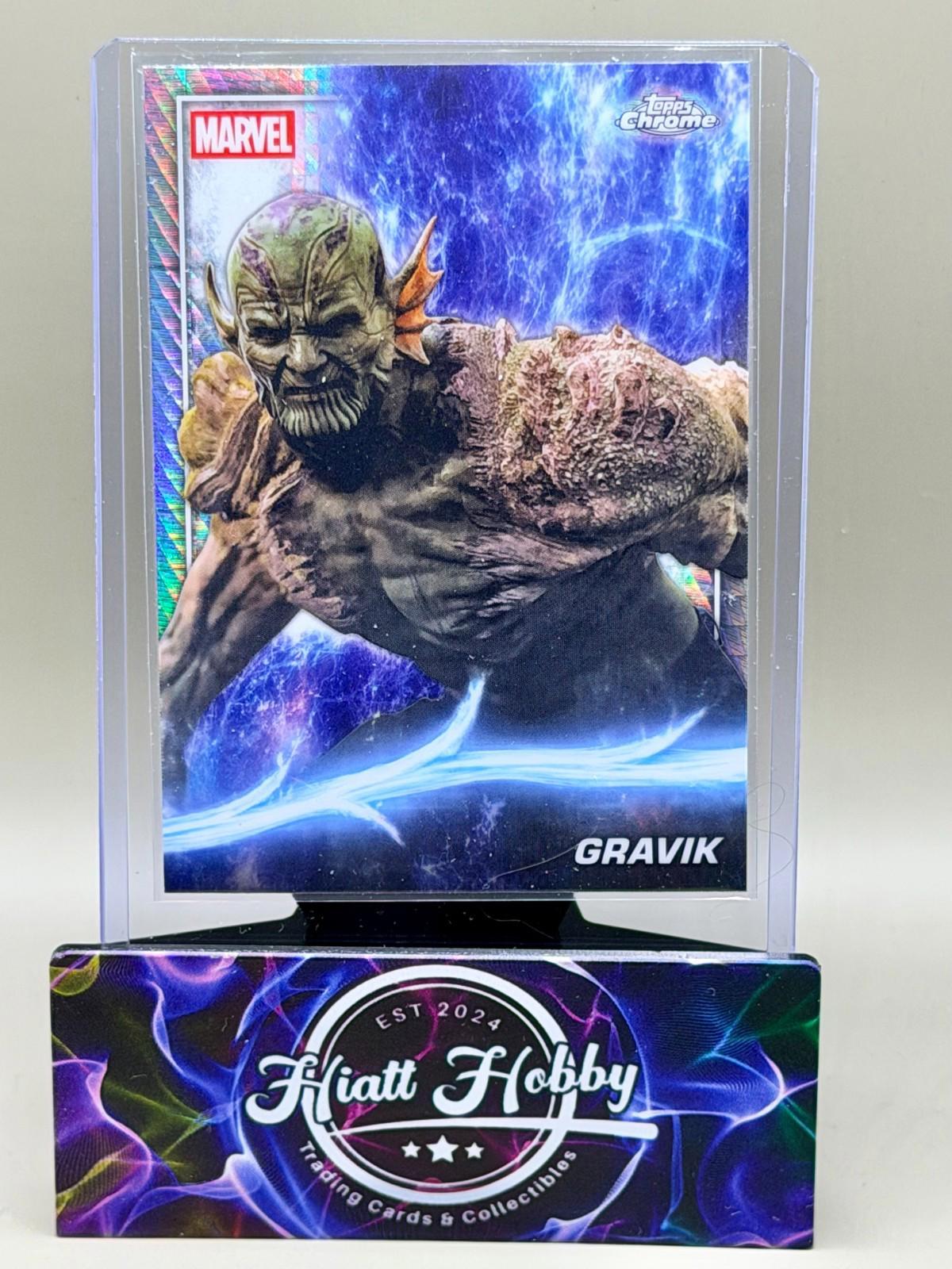 GRAVIK 2025 Topps Chrome Marvel Studios Prism Refractor #153