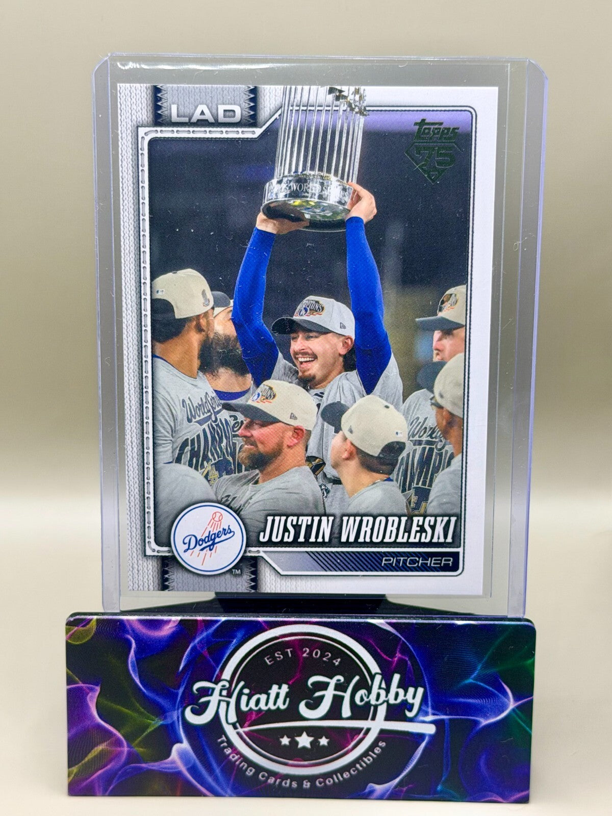 2026 Topps Series 2 - #391 Justin Wrobleski - Golden Image Variation