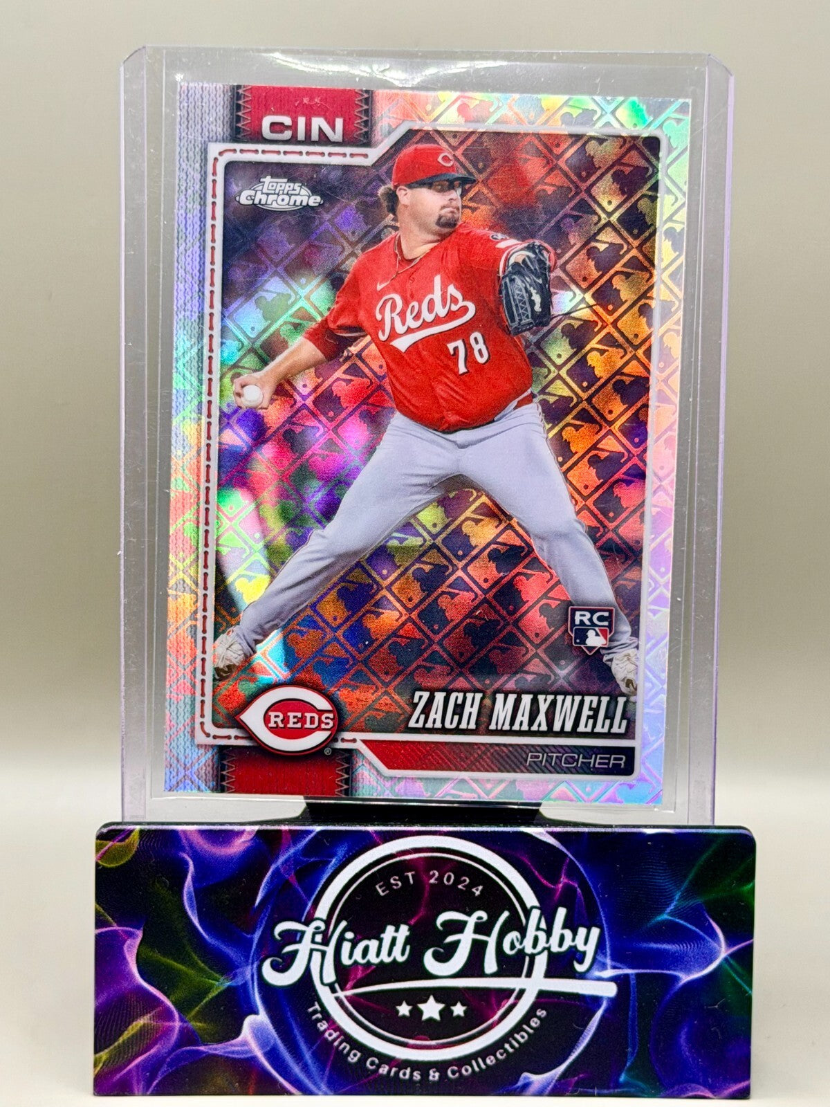 2026 Topps Chrome - #143 Zach Maxwell - Logofractor (RC)