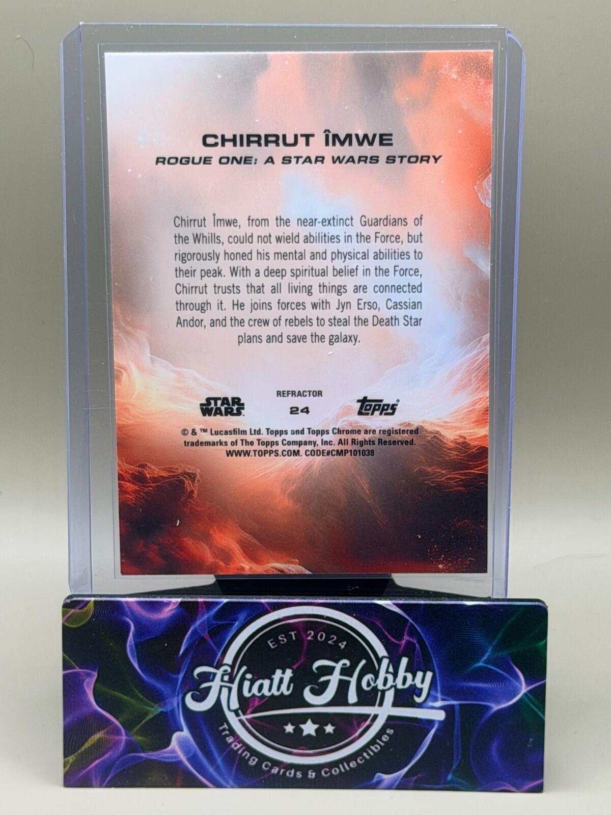 2025 Topps Chrome Star Wars - #24 Chirrut Imwe - Refractor