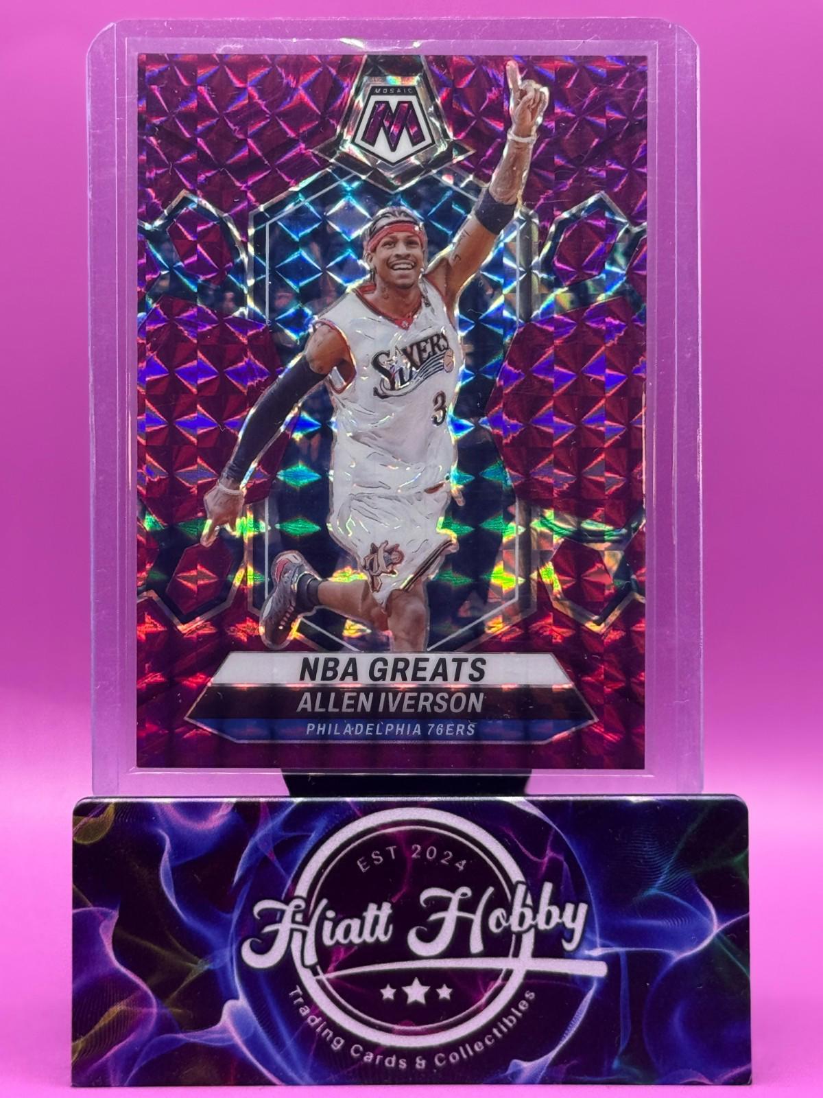 2023 Panini Mosaic Basketball - Allen Iverson #300 - Purple Mosaic /99