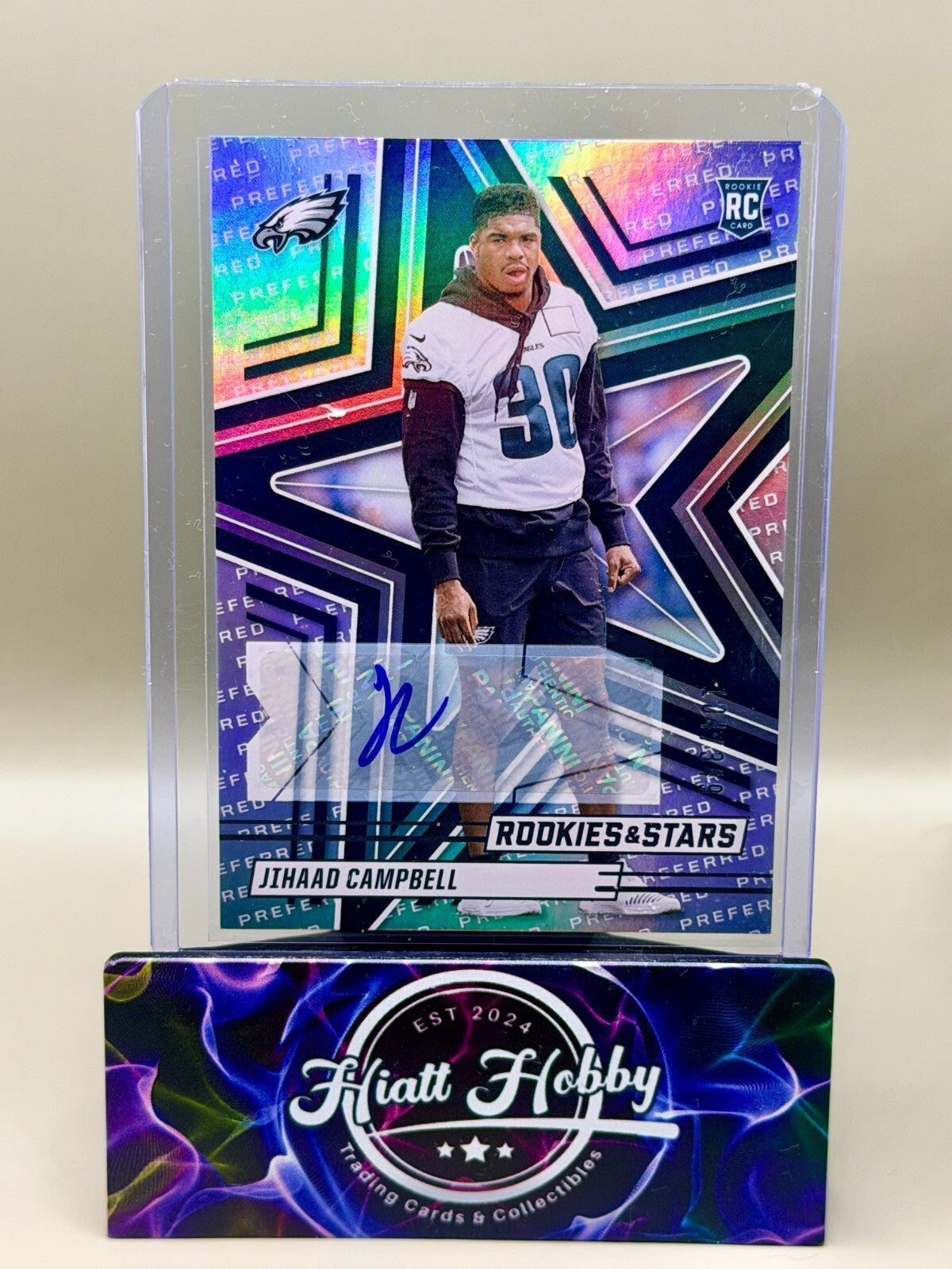 2025 Panini Rookies & Stars - #142 Jihaad Campbell - Auto - Preferred /349 (RC)