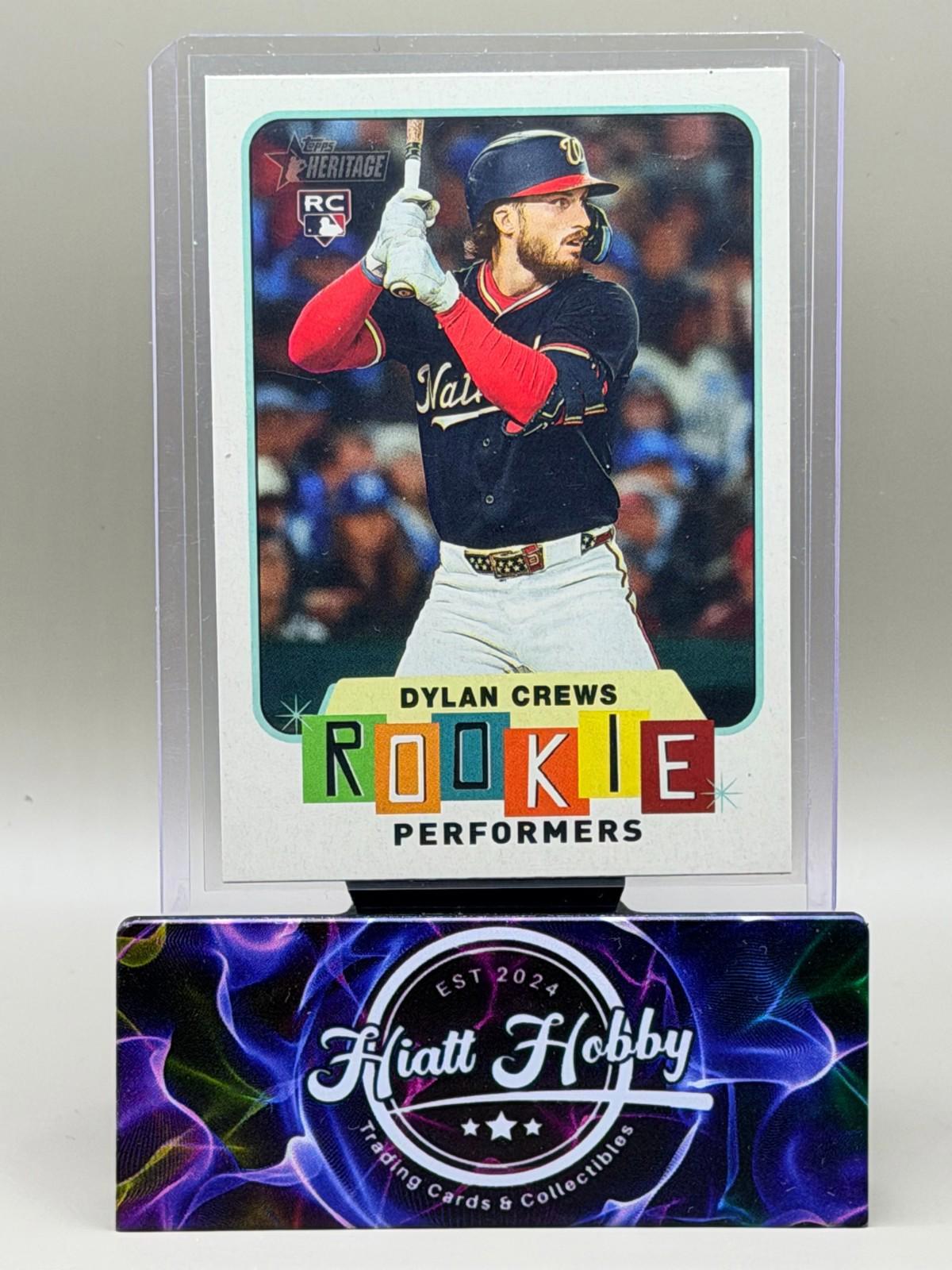 2025 Topps Heritage High Number - Dylan Crews #RP-2 - Rookie Performers