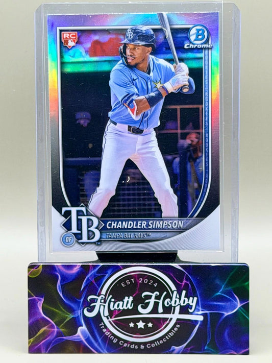 2025 Bowman Chrome - Chandler Simpson #18 - Red Rookie Redempton SP (RC)