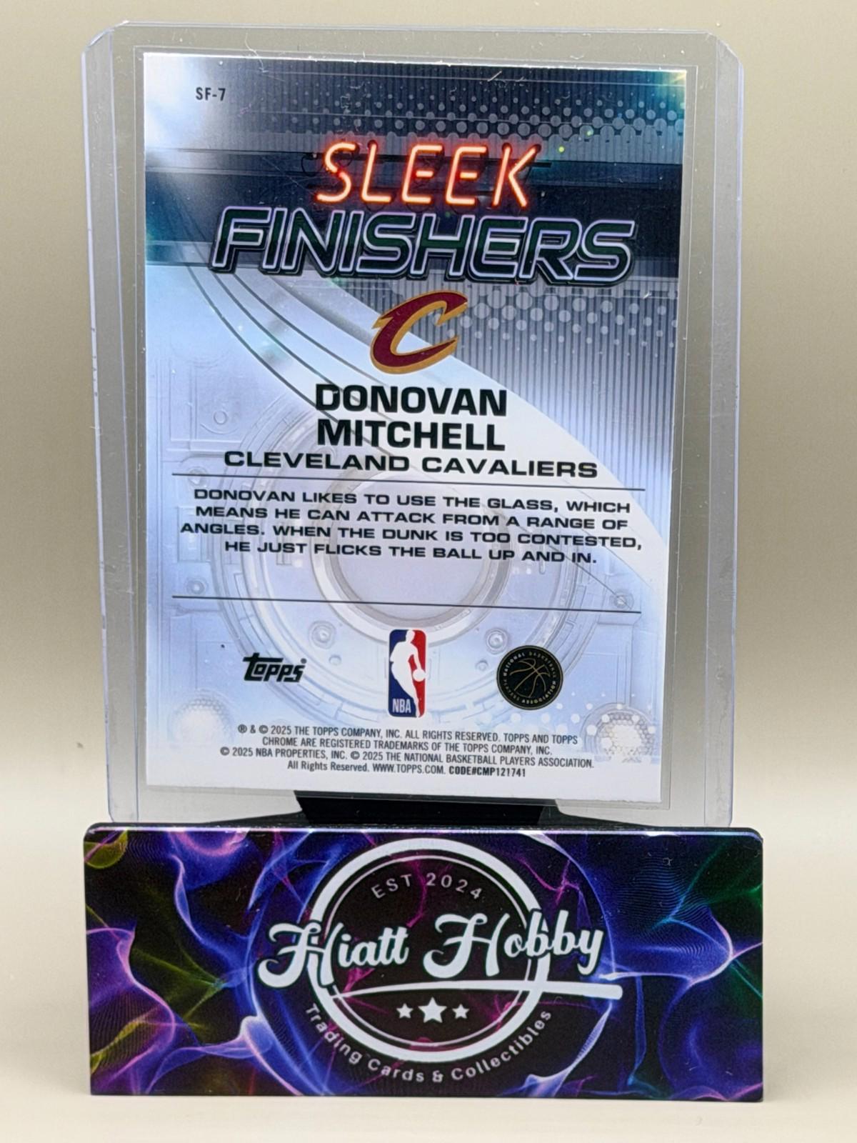 2025-26 Topps Chrome - Sleek Finishers Donovan Mitchell #SF-7