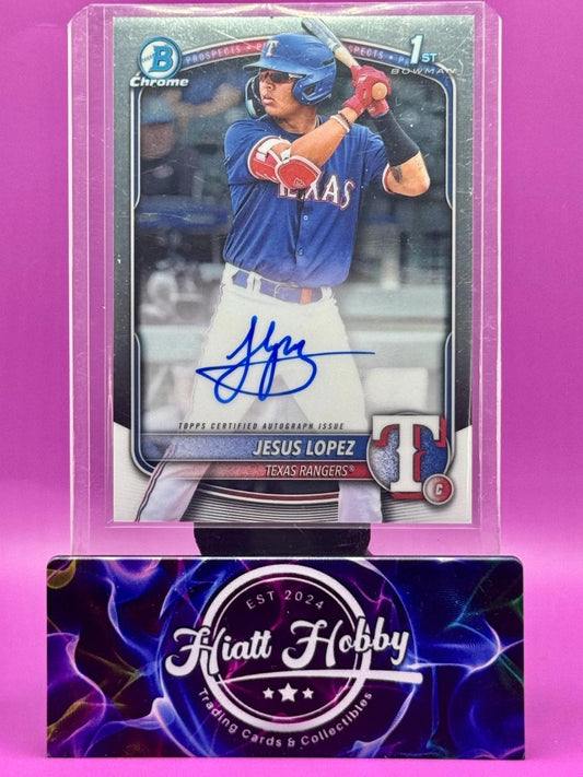 2025 Bowman Chrome - Jesus Lopez #CPA-JLO Chrome Auto (AU, RC)