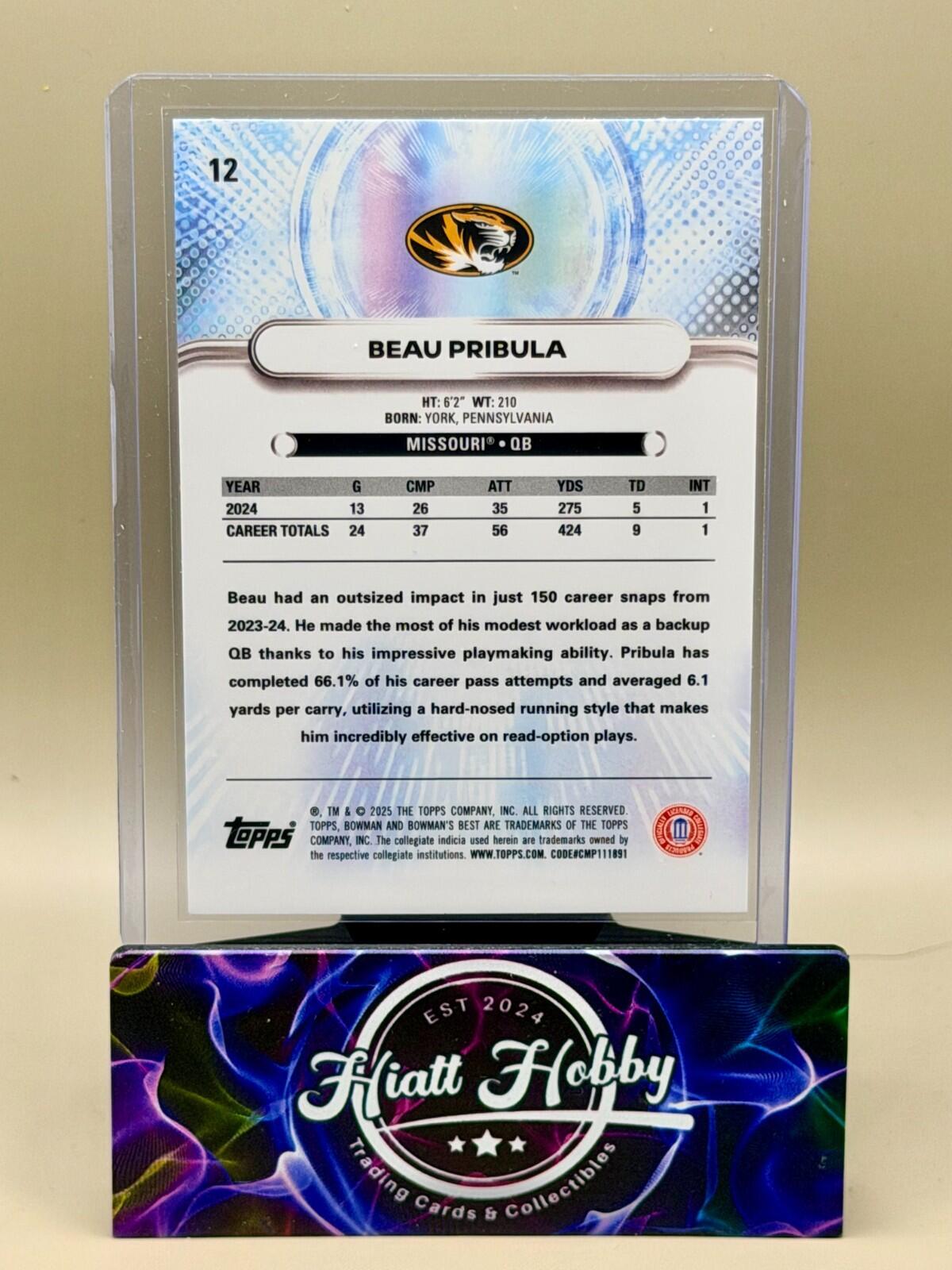 2025 Bowman's Best University Base and Refractors - Complete your Set!